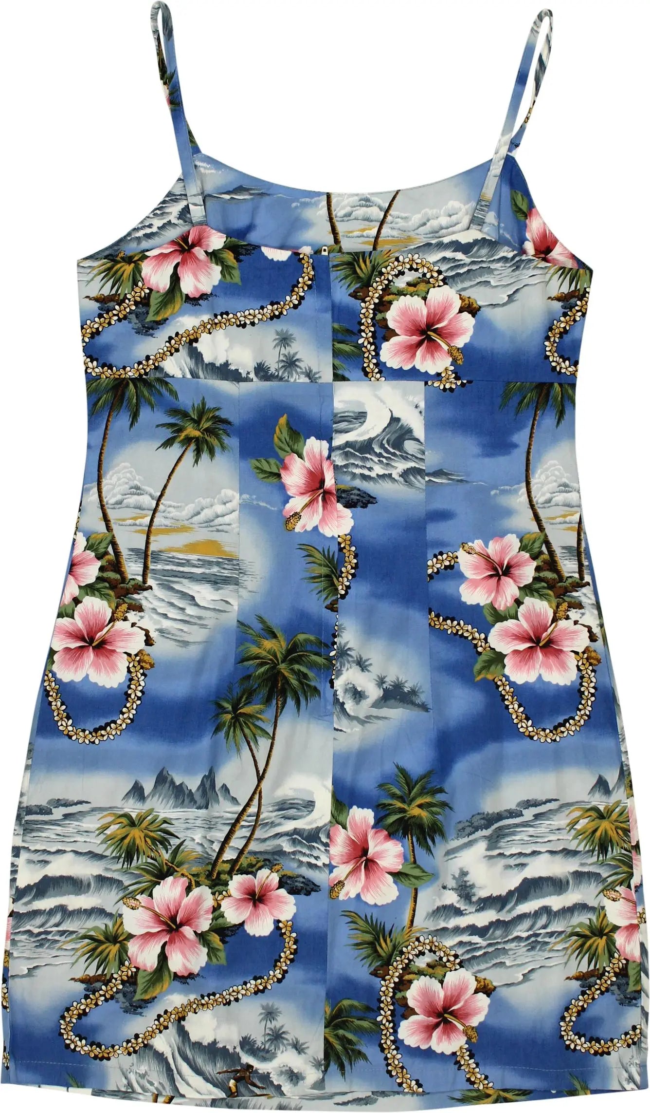 Naniloa - 80s Hawaiian Sun Dress- ThriftTale.com - Vintage and second handclothing