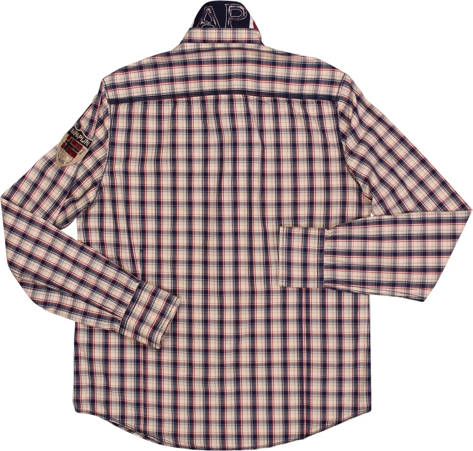 Napapijri - Checked Shirt by Napapijri- ThriftTale.com - Vintage and second handclothing