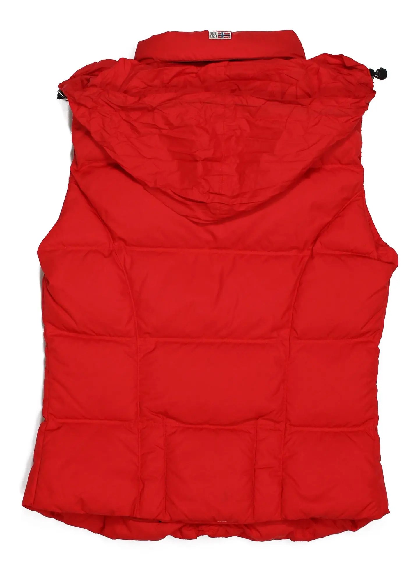 Napapijri - Red Sleeveless Puffer Jacket by Napapijri- ThriftTale.com - Vintage and second handclothing