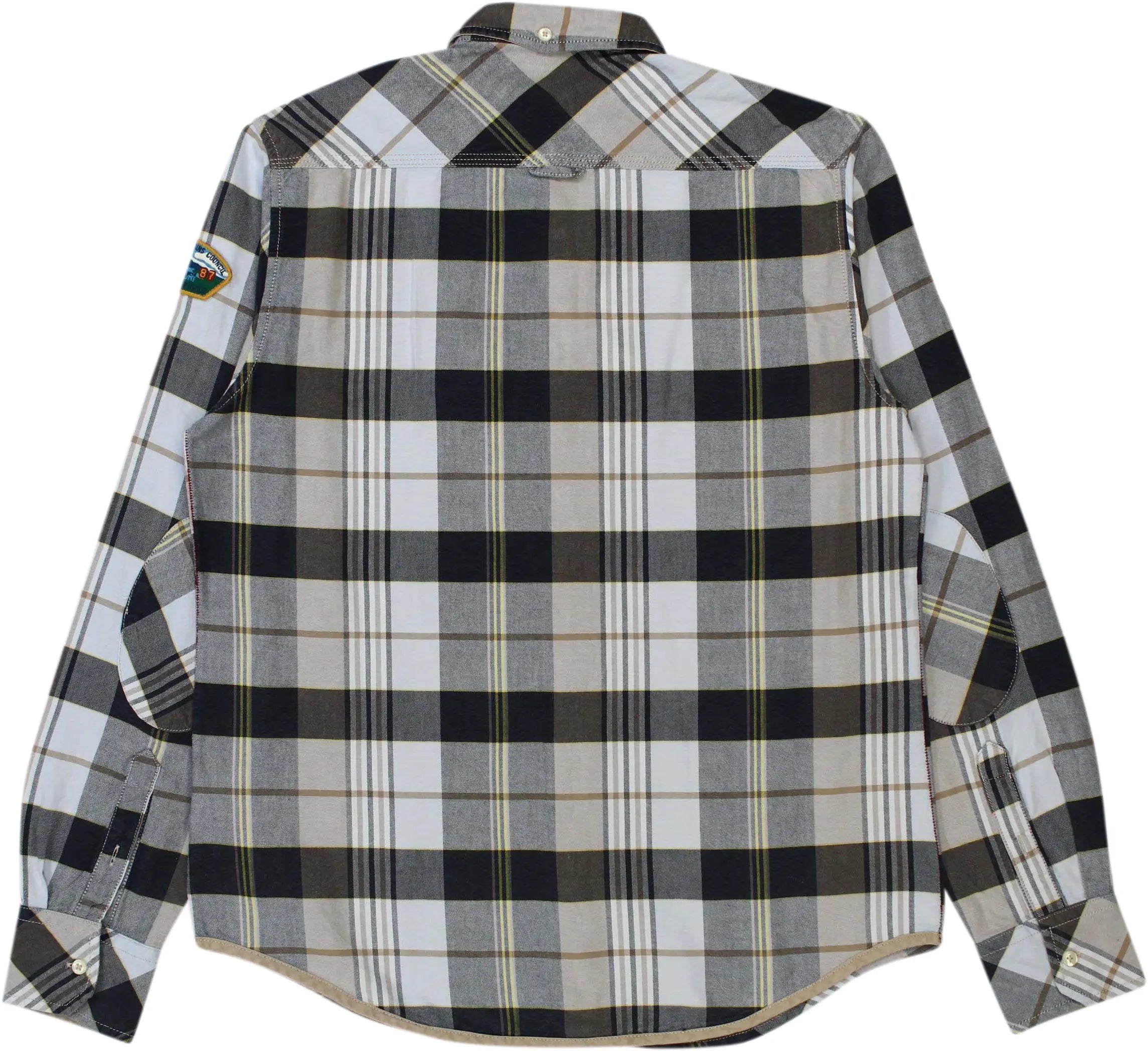 Napapijri - Vintage Napapijri Checked Flannel Lined Shirt- ThriftTale.com - Vintage and second handclothing