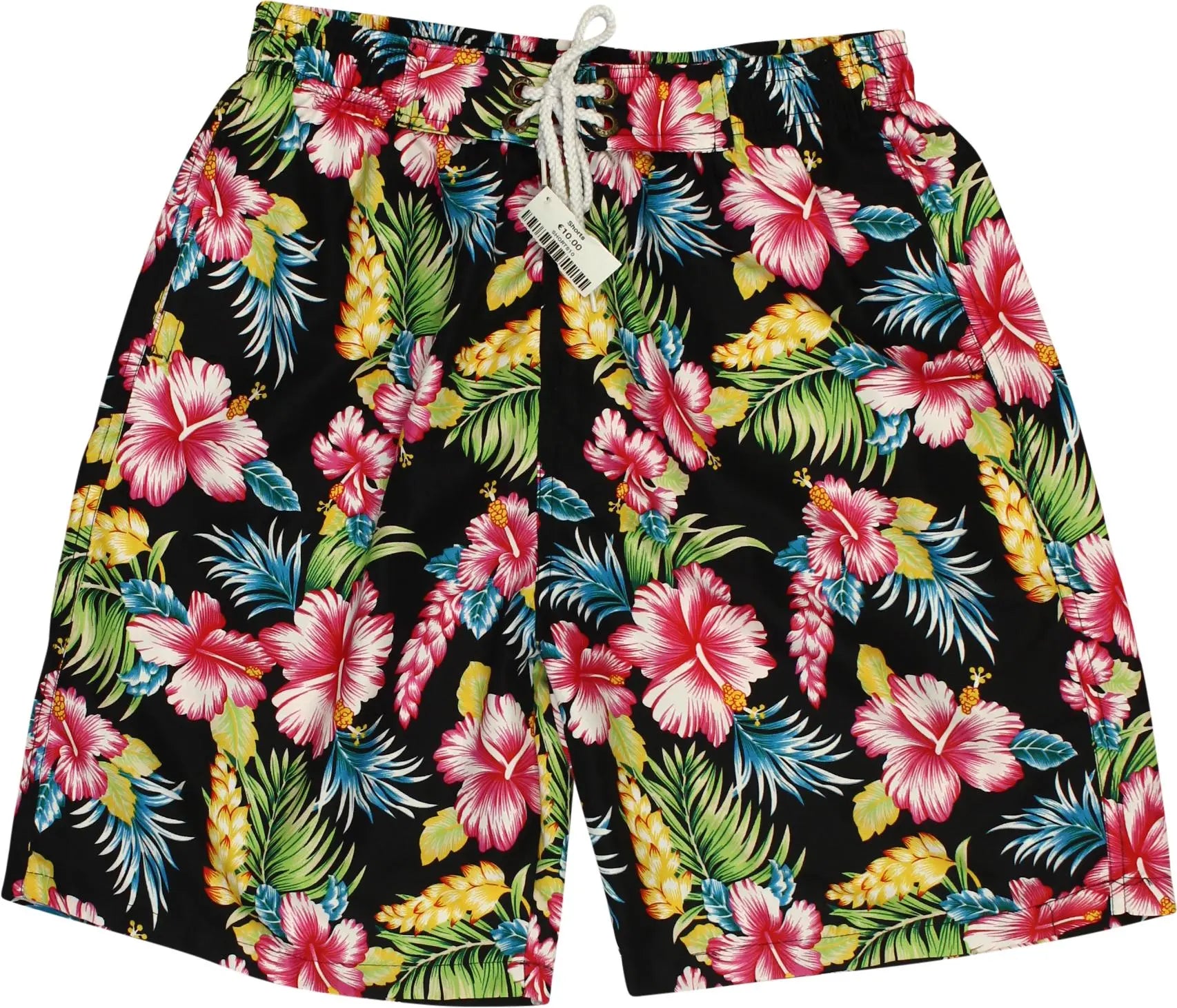 Natural M - Hawaiian Swim Shorts- ThriftTale.com - Vintage and second handclothing