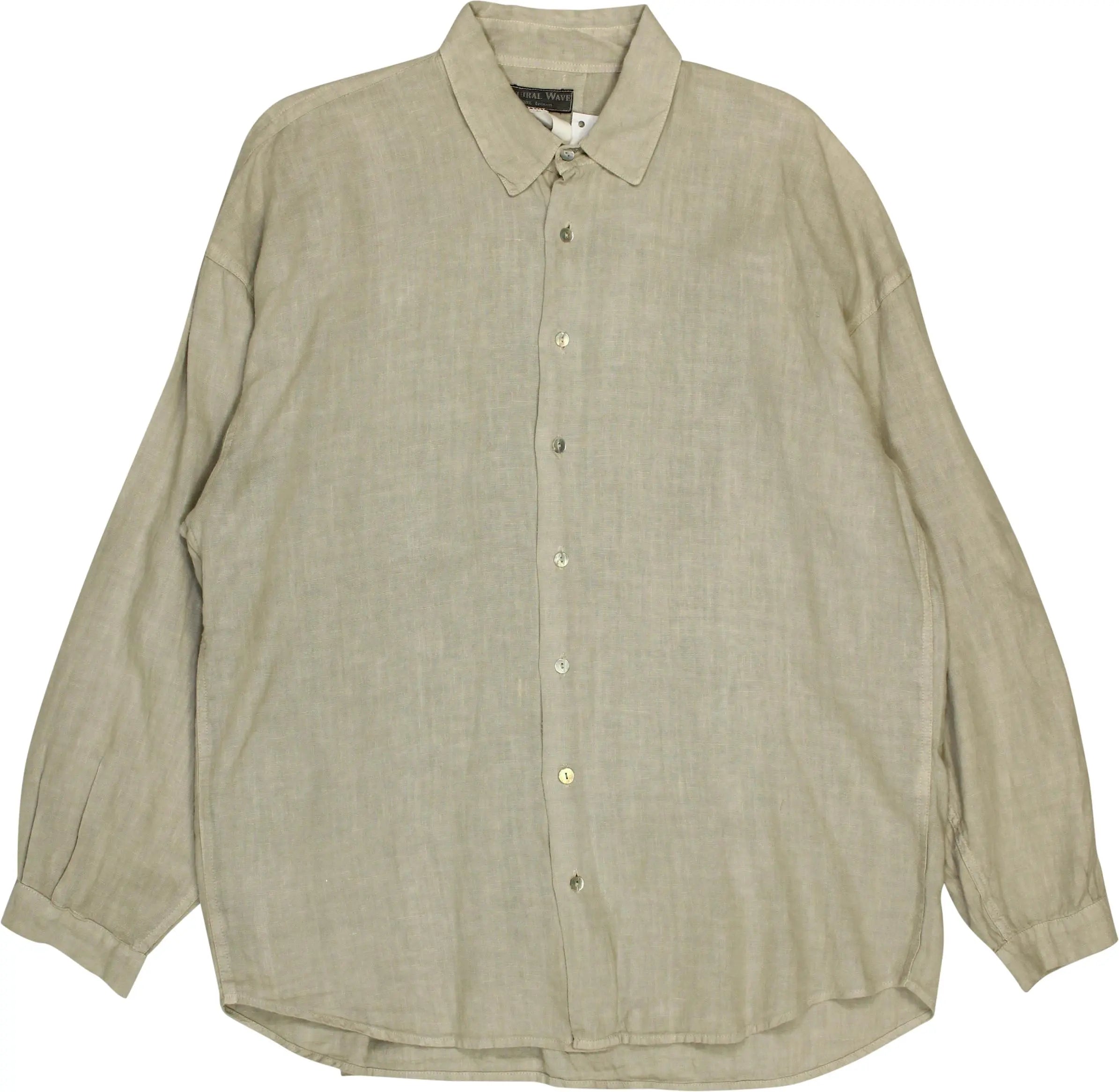 Natural Wave - Linen Shirt- ThriftTale.com - Vintage and second handclothing