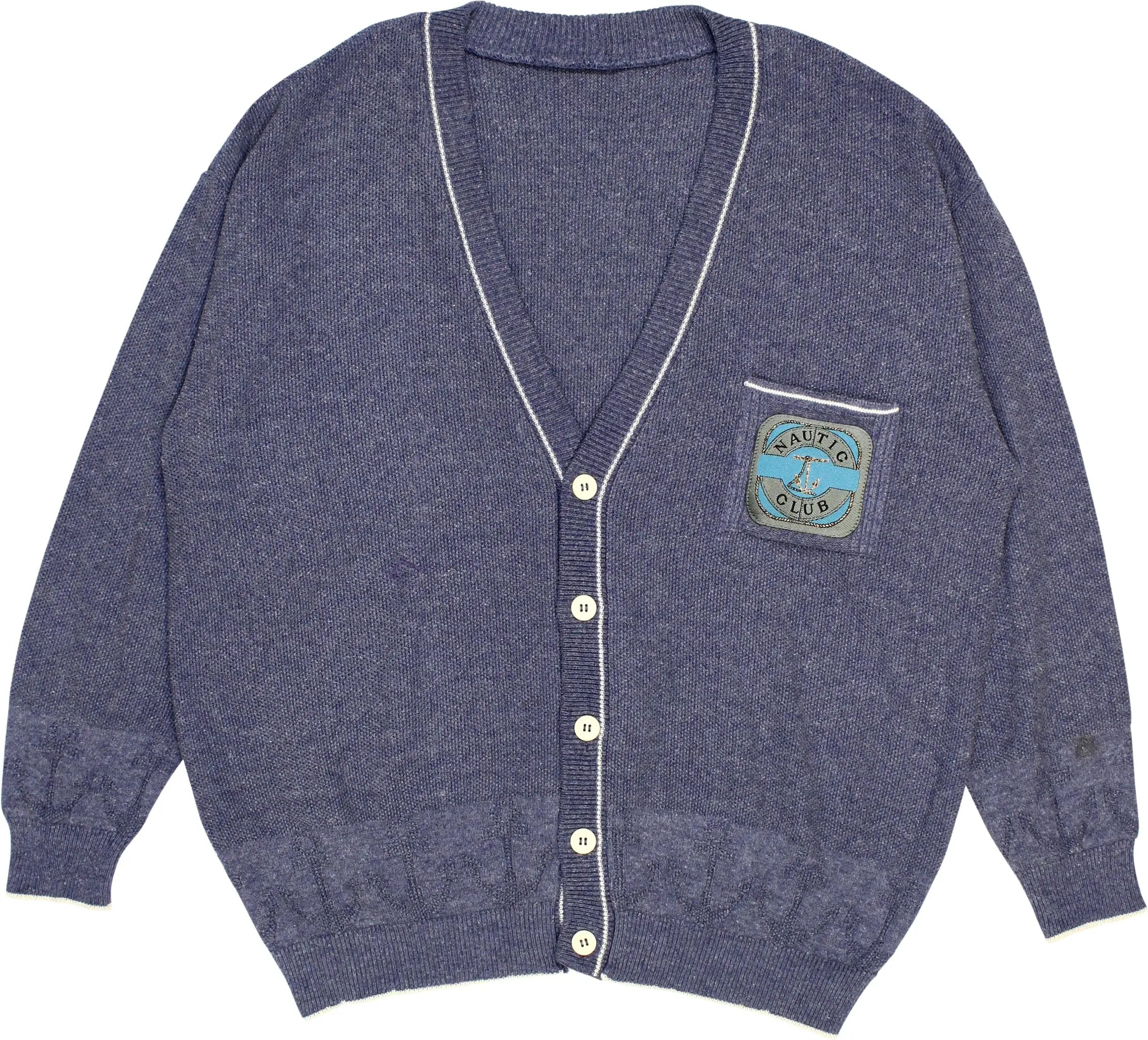 Nautic Club - 90s Sailor Cardigan- ThriftTale.com - Vintage and second handclothing