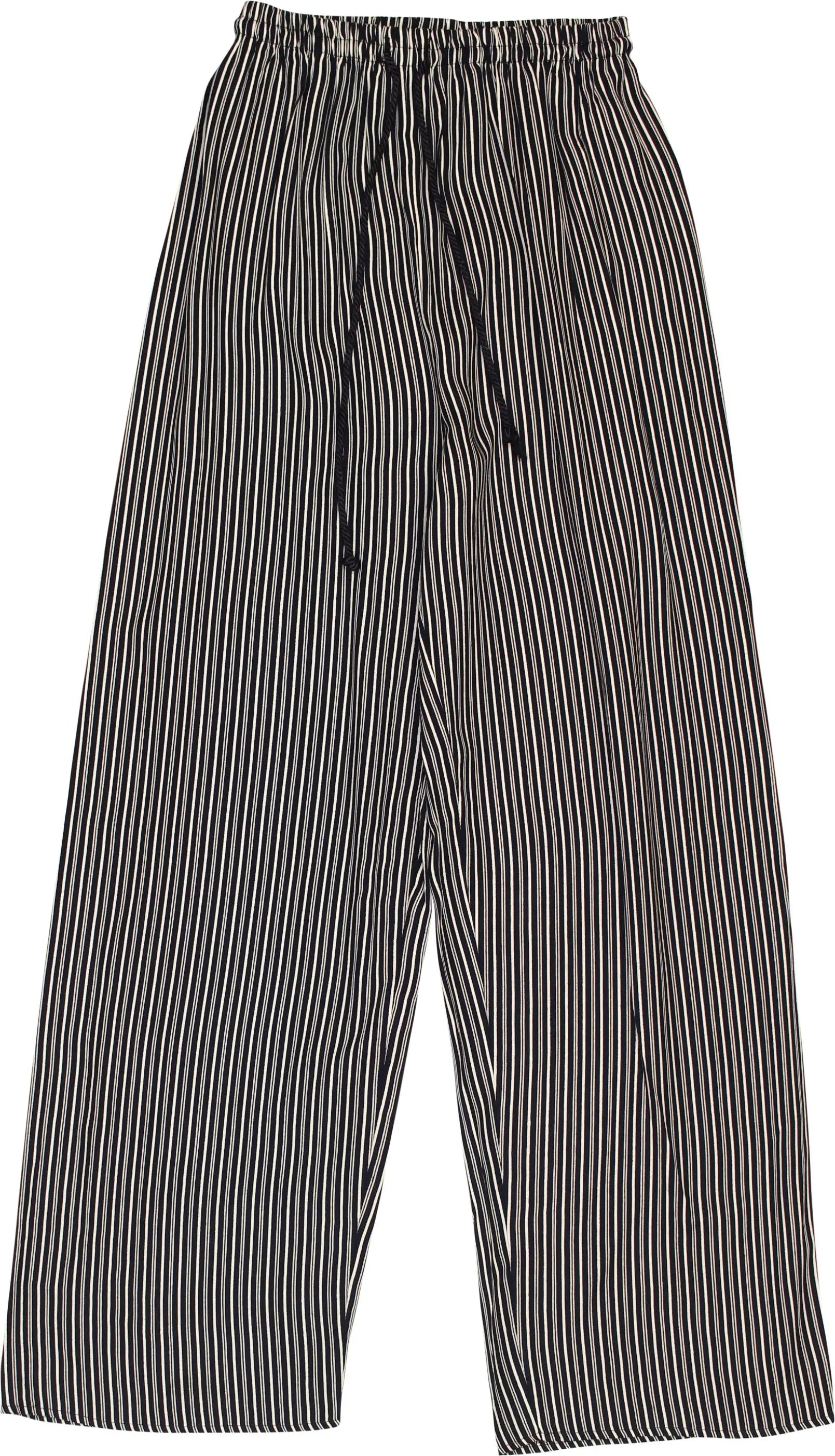 Necessary Objects - Striped Trousers- ThriftTale.com - Vintage and second handclothing