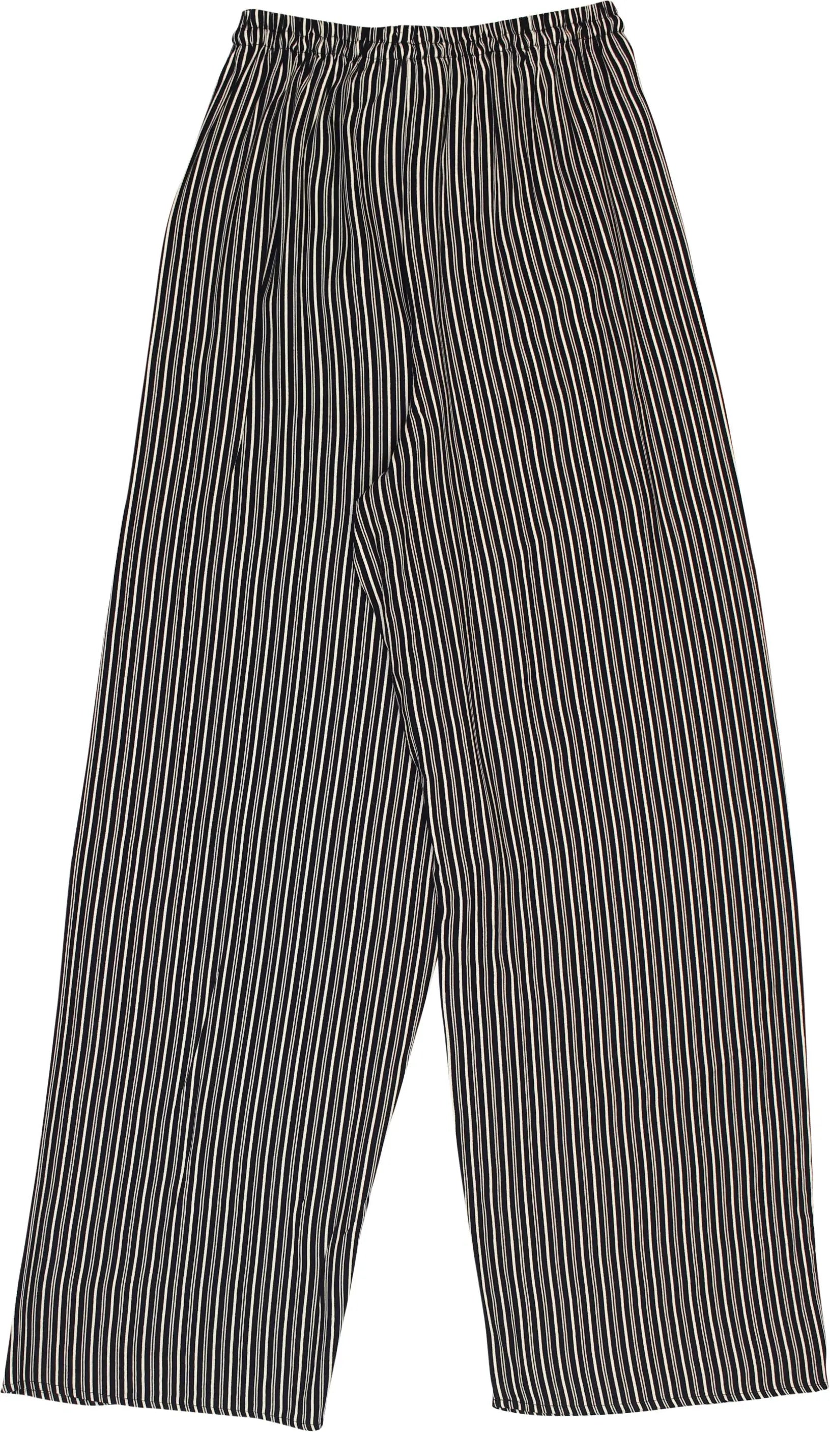 Necessary Objects - Striped Trousers- ThriftTale.com - Vintage and second handclothing