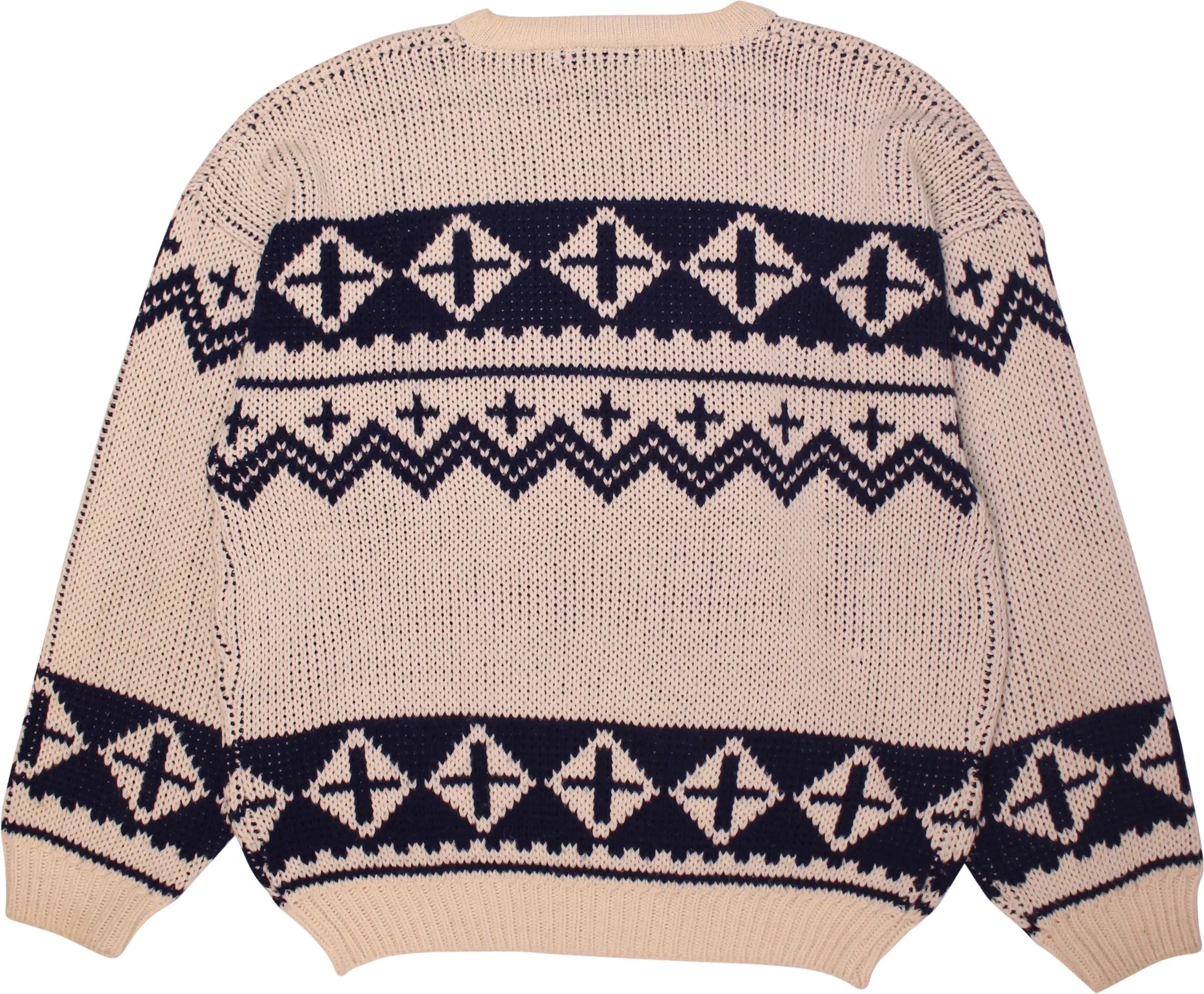 New Roads - 80s Knitted Jumper- ThriftTale.com - Vintage and second handclothing