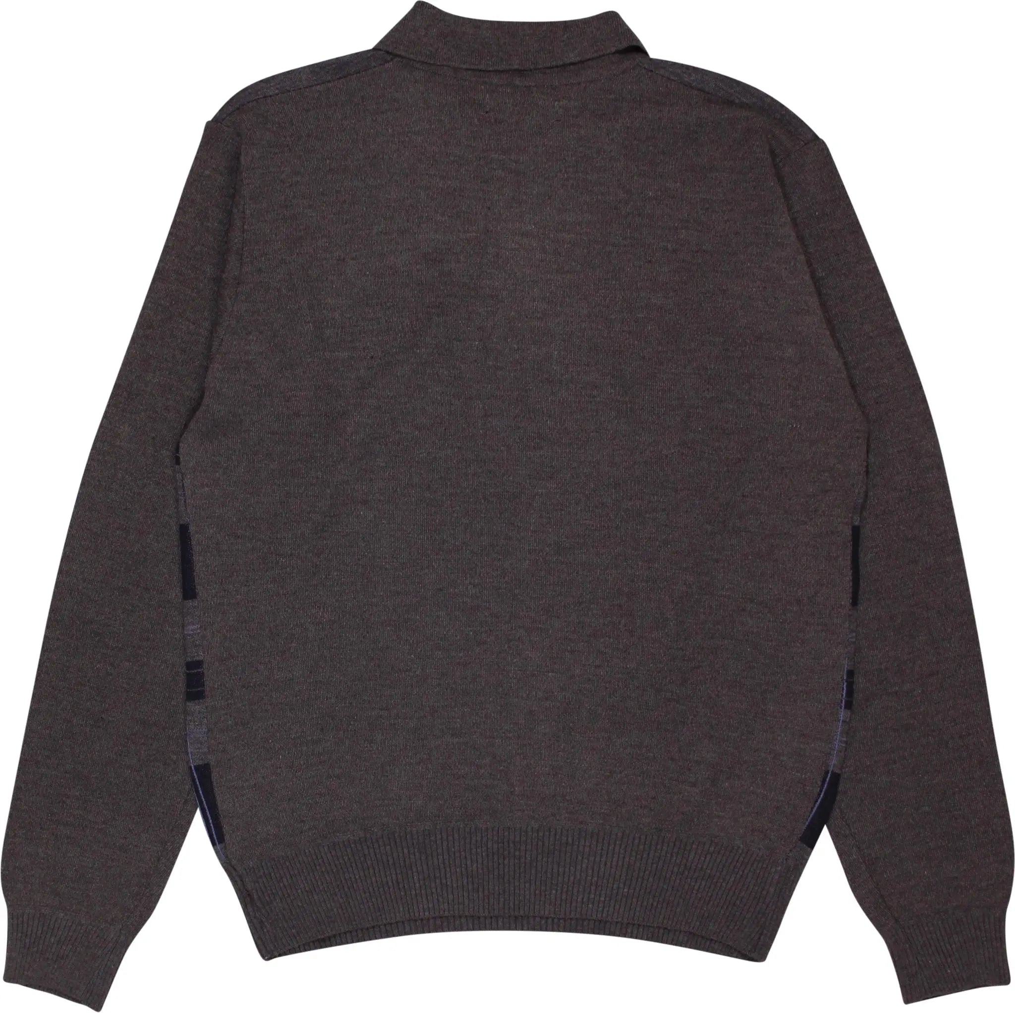 New Wise - Knitted Quarter Neck Jumper- ThriftTale.com - Vintage and second handclothing