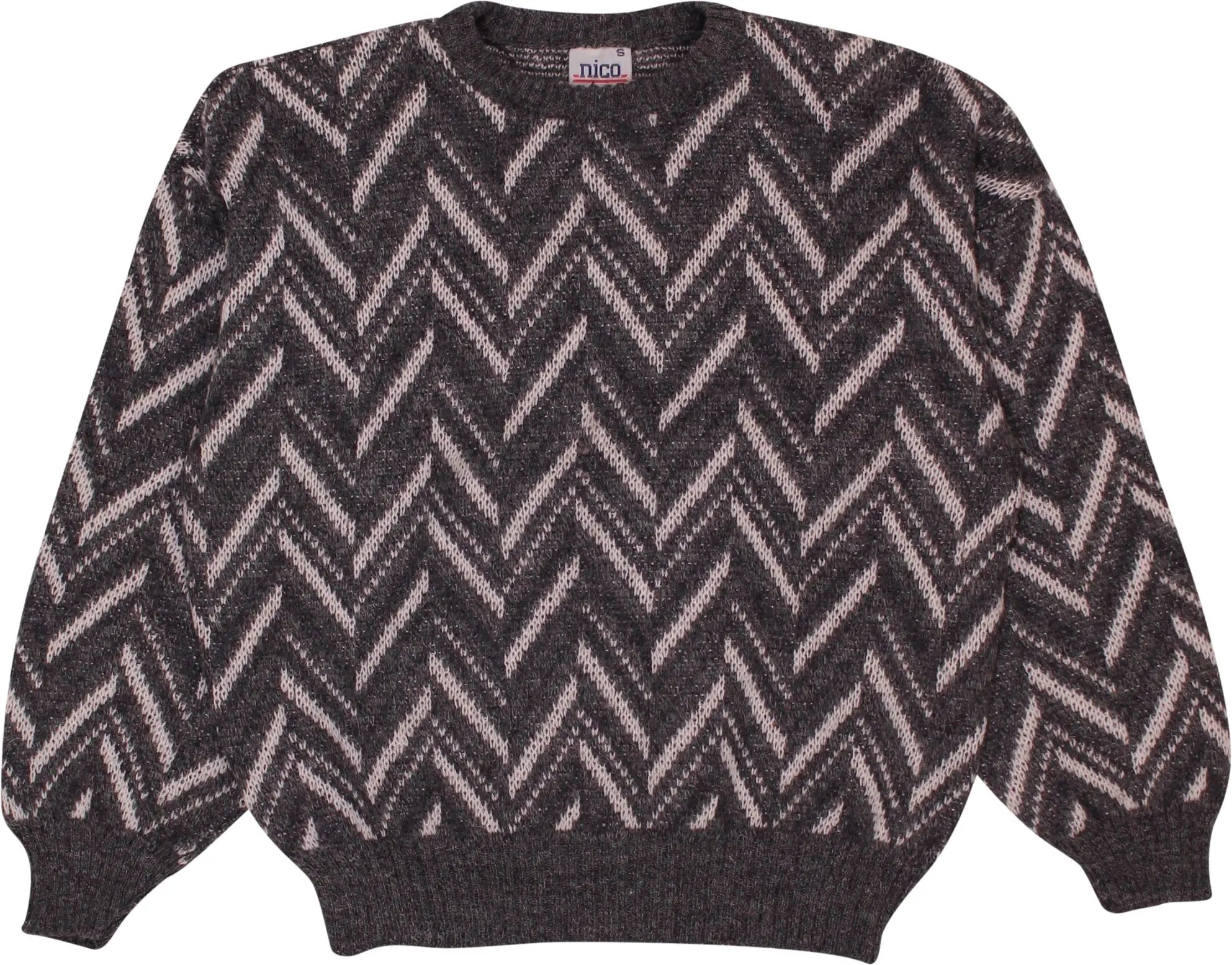 Nico - Wool Blend Knitted Jumper- ThriftTale.com - Vintage and second handclothing