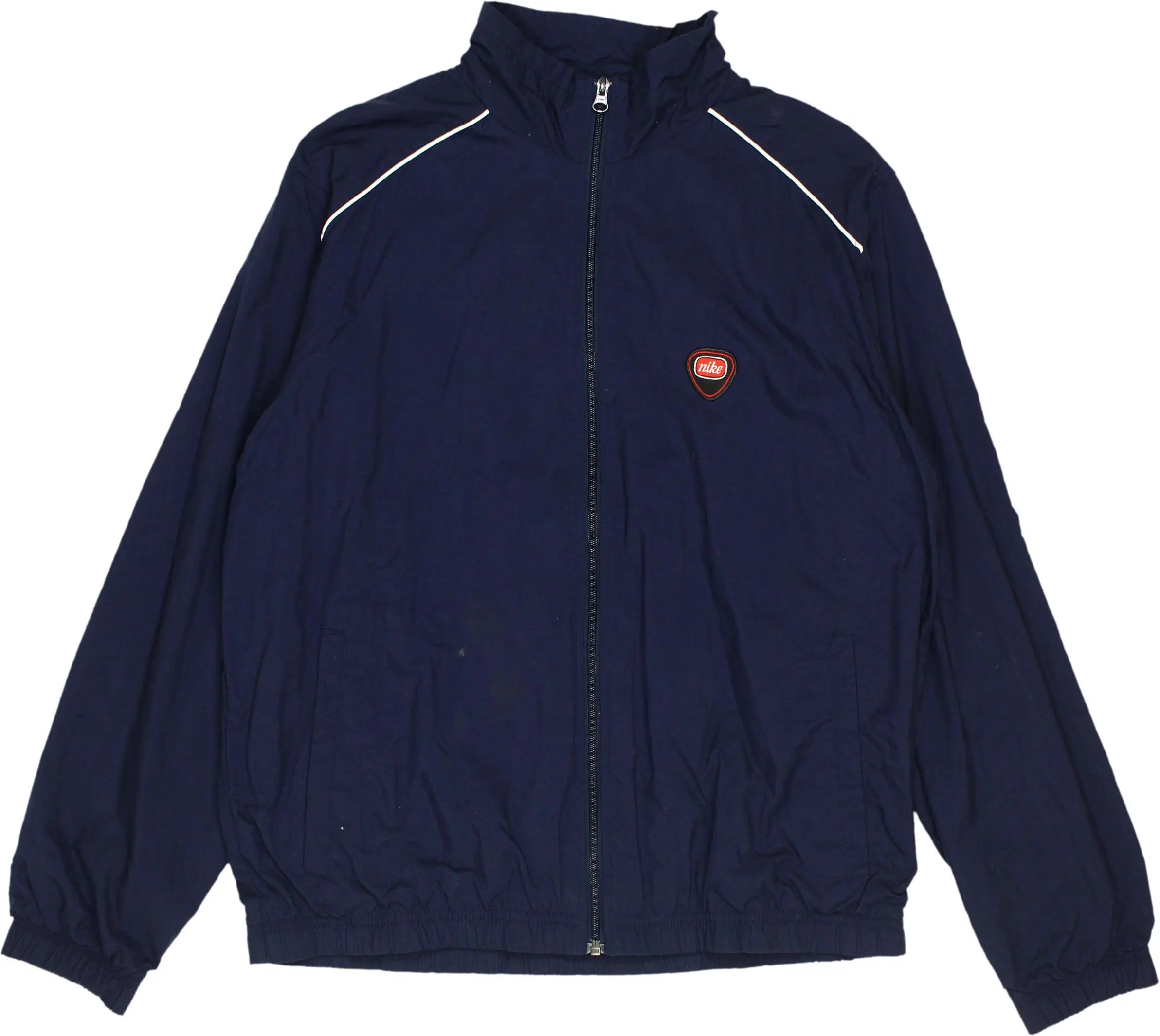 Nike - 00s Blue Track Jacket by Nike- ThriftTale.com - Vintage and second handclothing