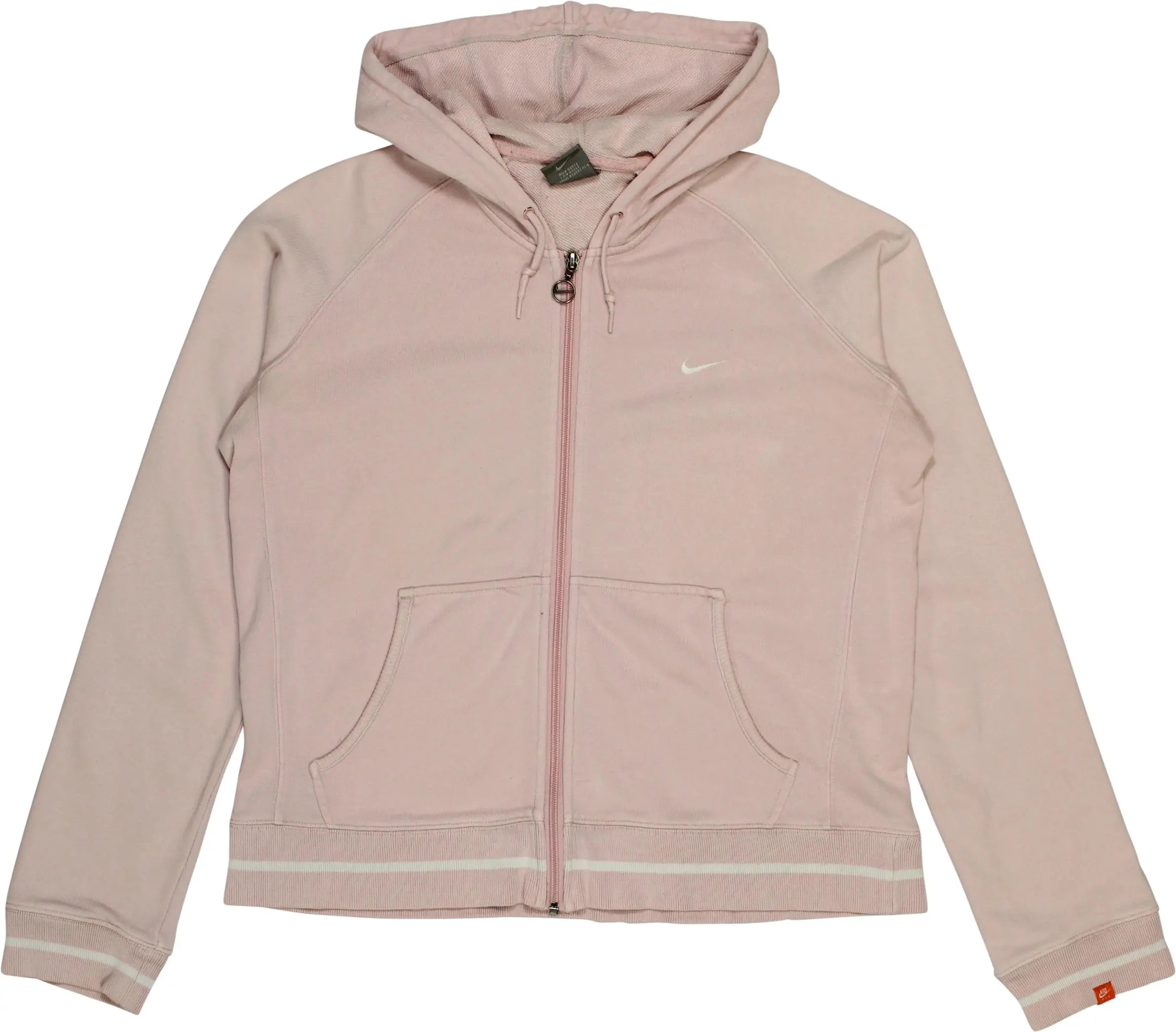 Nike - 00s Nike Pink Full Zip Hoodie- ThriftTale.com - Vintage and second handclothing