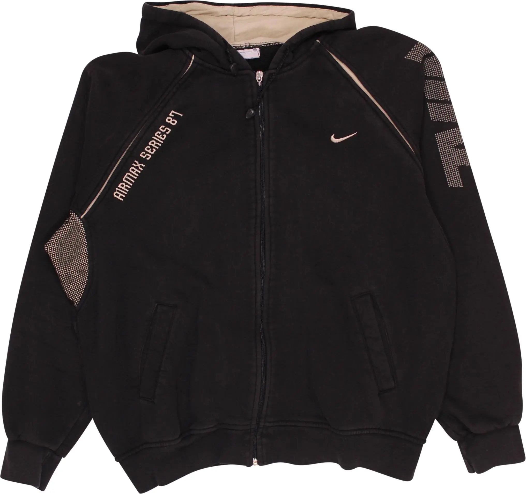 Nike - 90s Nike Airmax Series 87 Full Zip Hoodie- ThriftTale.com - Vintage and second handclothing