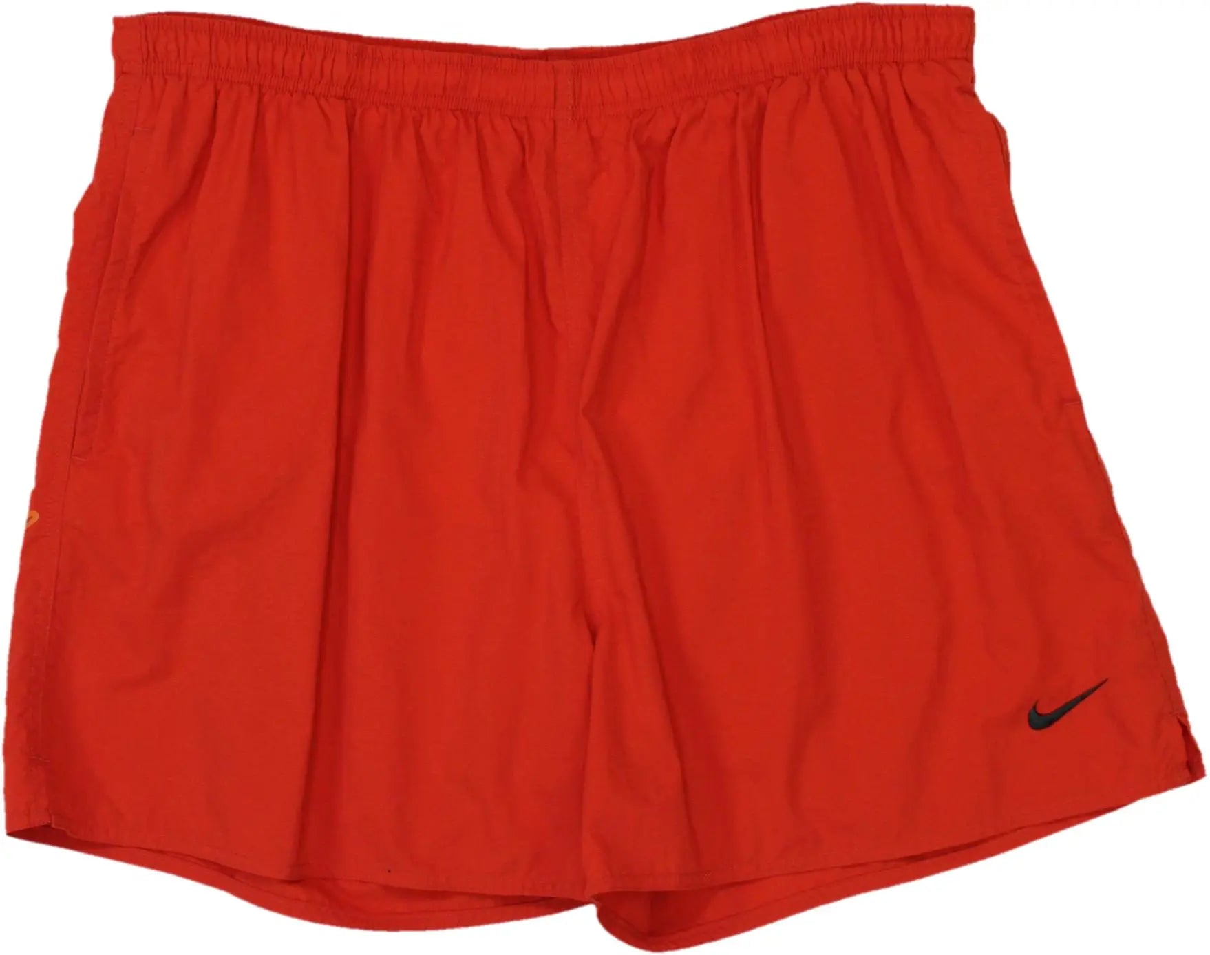 Nike - 90s Orange Shorts by Nike- ThriftTale.com - Vintage and second handclothing