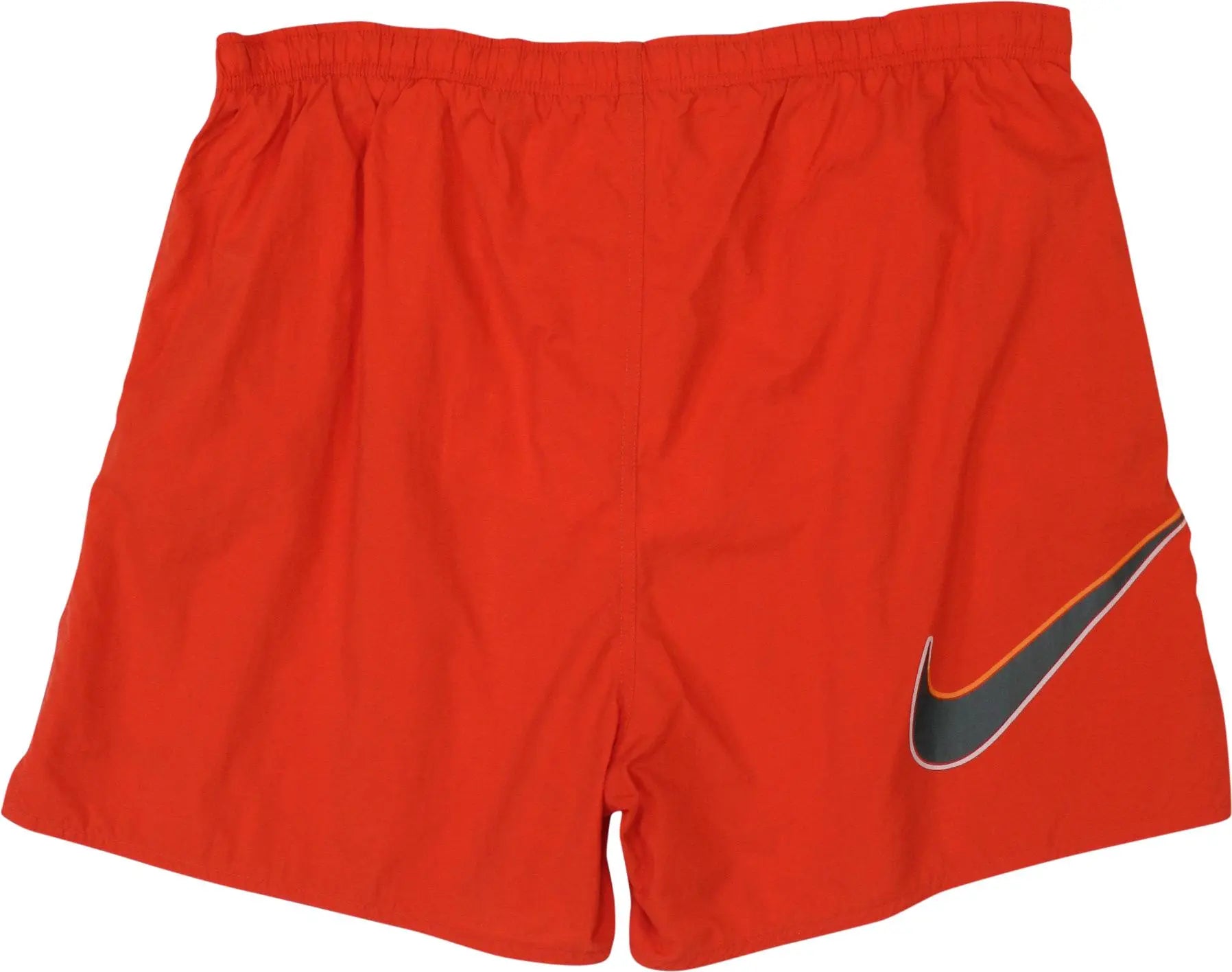 Nike - 90s Orange Shorts by Nike- ThriftTale.com - Vintage and second handclothing