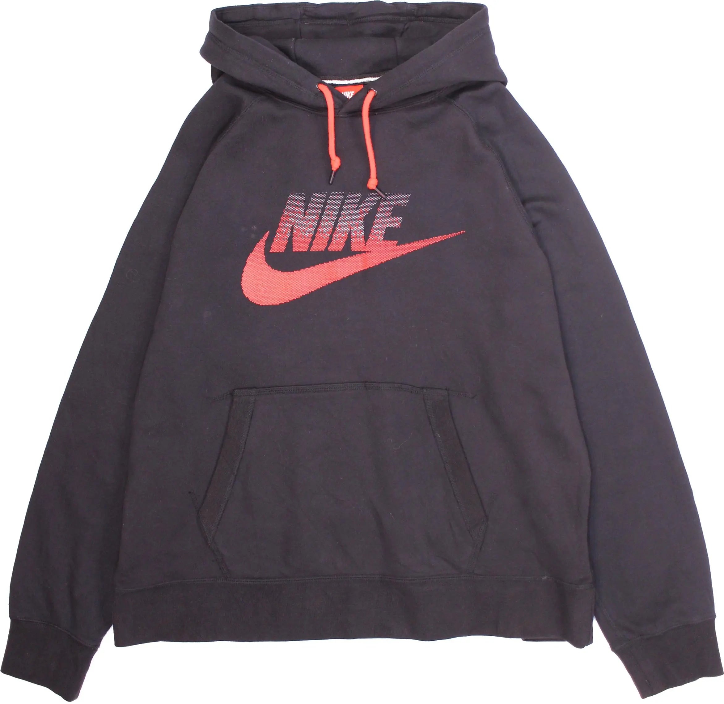 Nike - Black Hoodie by Nike- ThriftTale.com - Vintage and second handclothing