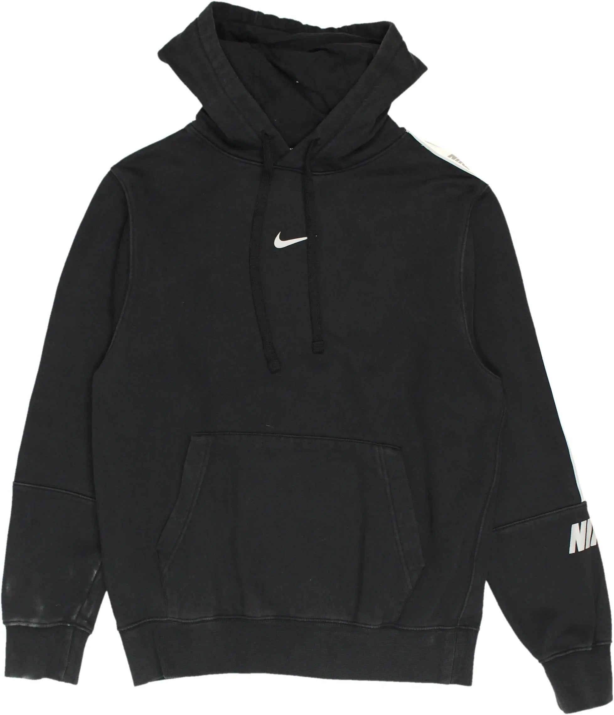 Nike - Black Hoodie by Nike- ThriftTale.com - Vintage and second handclothing