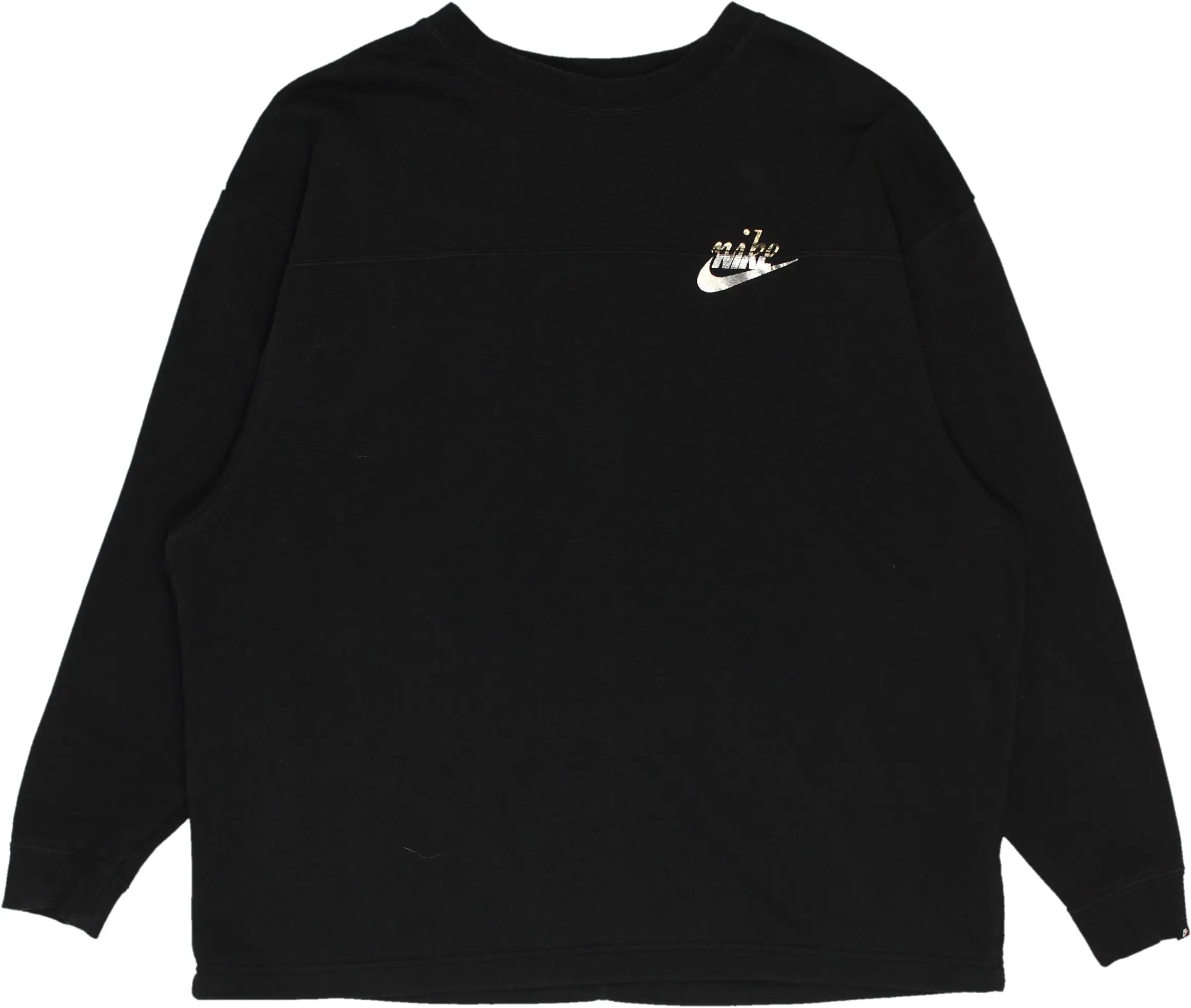 Nike - Black Sweater by Nike- ThriftTale.com - Vintage and second handclothing