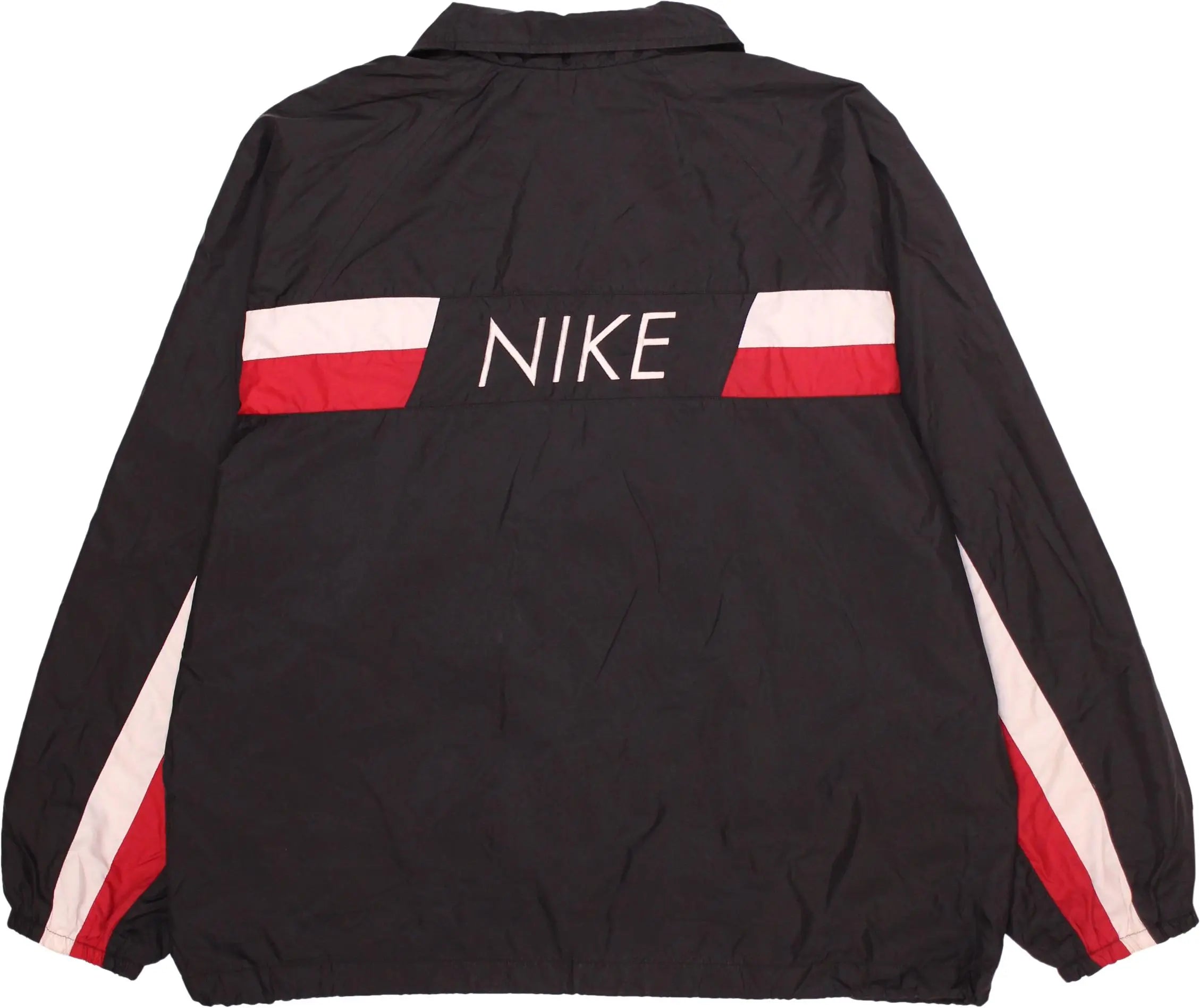 Nike - Black Windbreaker by Nike- ThriftTale.com - Vintage and second handclothing
