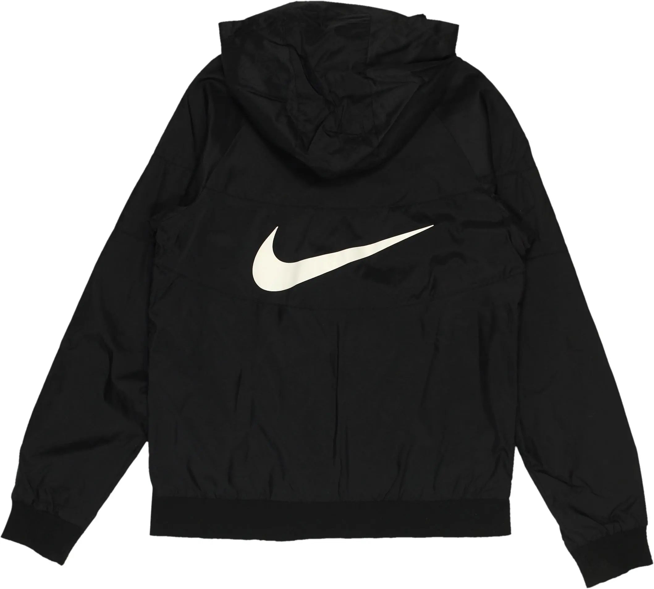 Nike - Black Windbreaker by Nike- ThriftTale.com - Vintage and second handclothing