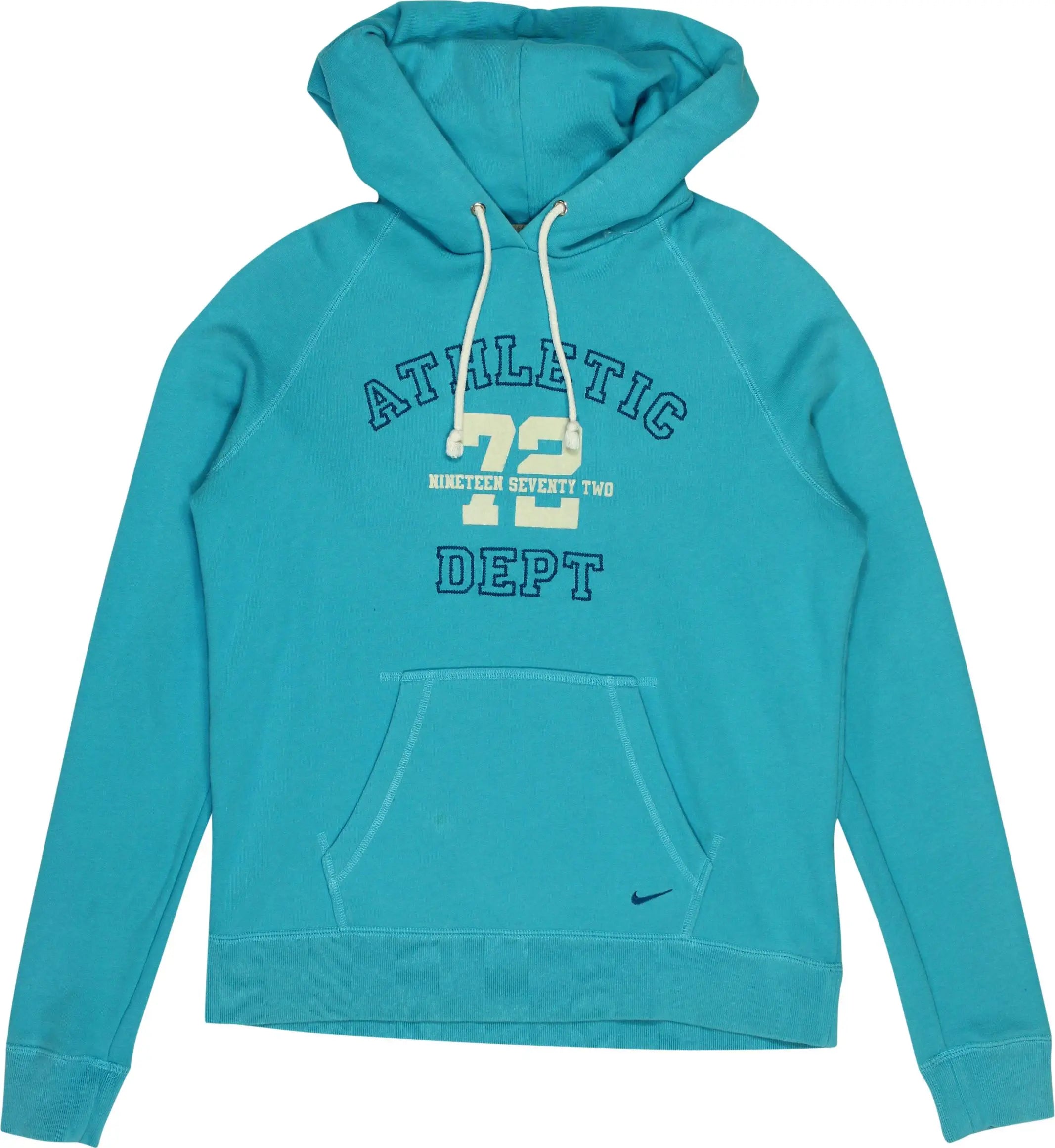 Nike - Blue Hoodie by Nike- ThriftTale.com - Vintage and second handclothing