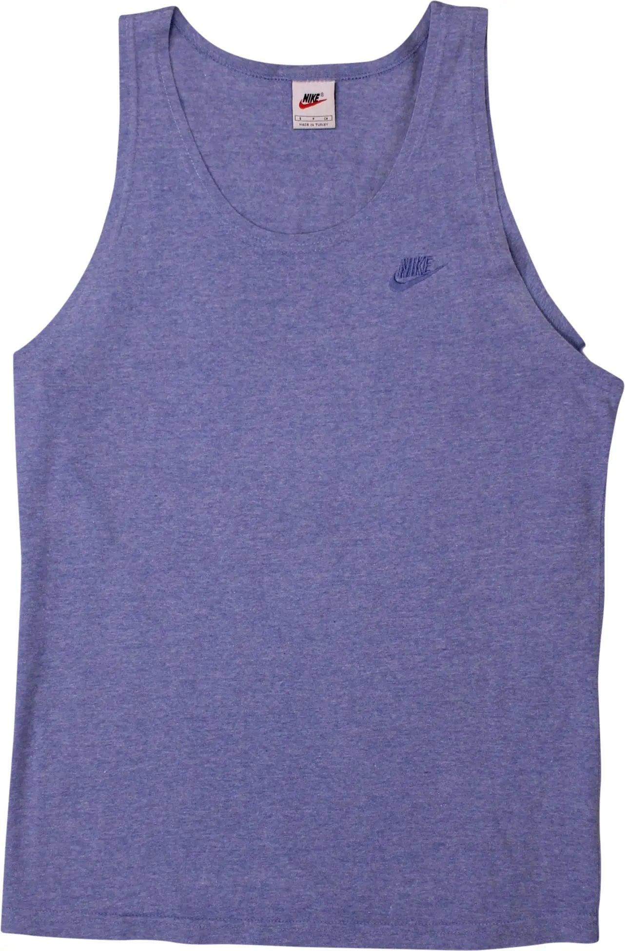 Nike - Blue Singlet by Nike- ThriftTale.com - Vintage and second handclothing