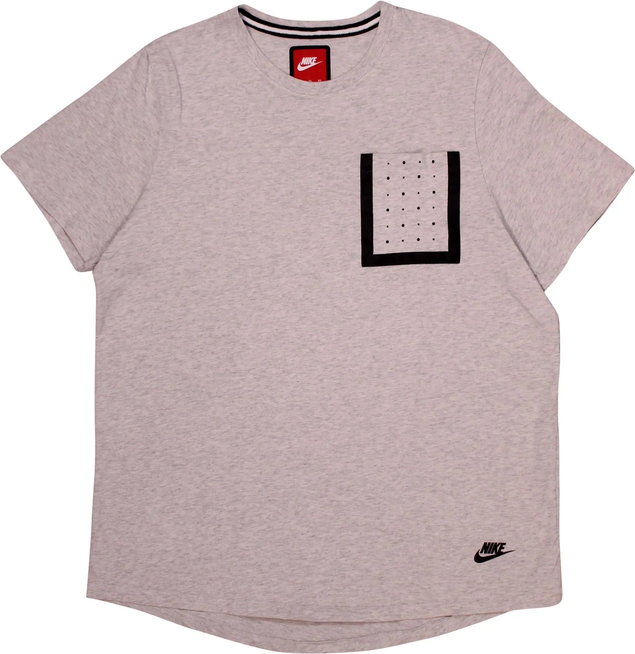 Nike - Grey T-shirt by Nike- ThriftTale.com - Vintage and second handclothing