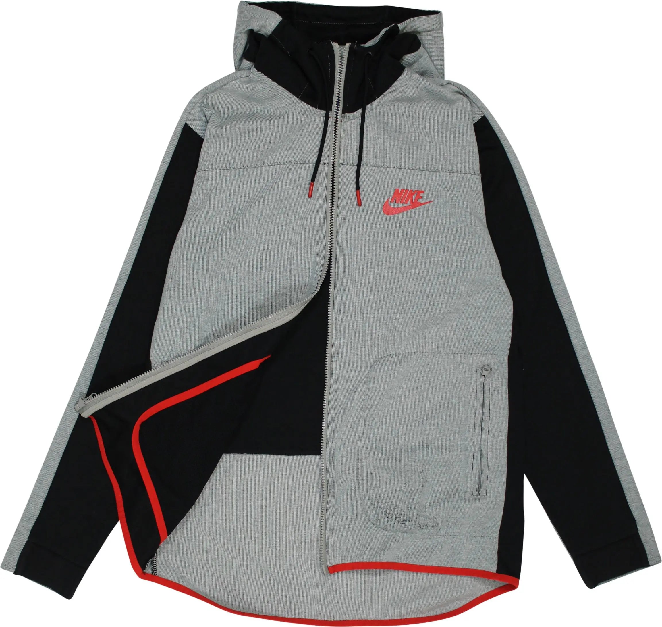 Nike - Hoodie with Zipper by Nike- ThriftTale.com - Vintage and second handclothing