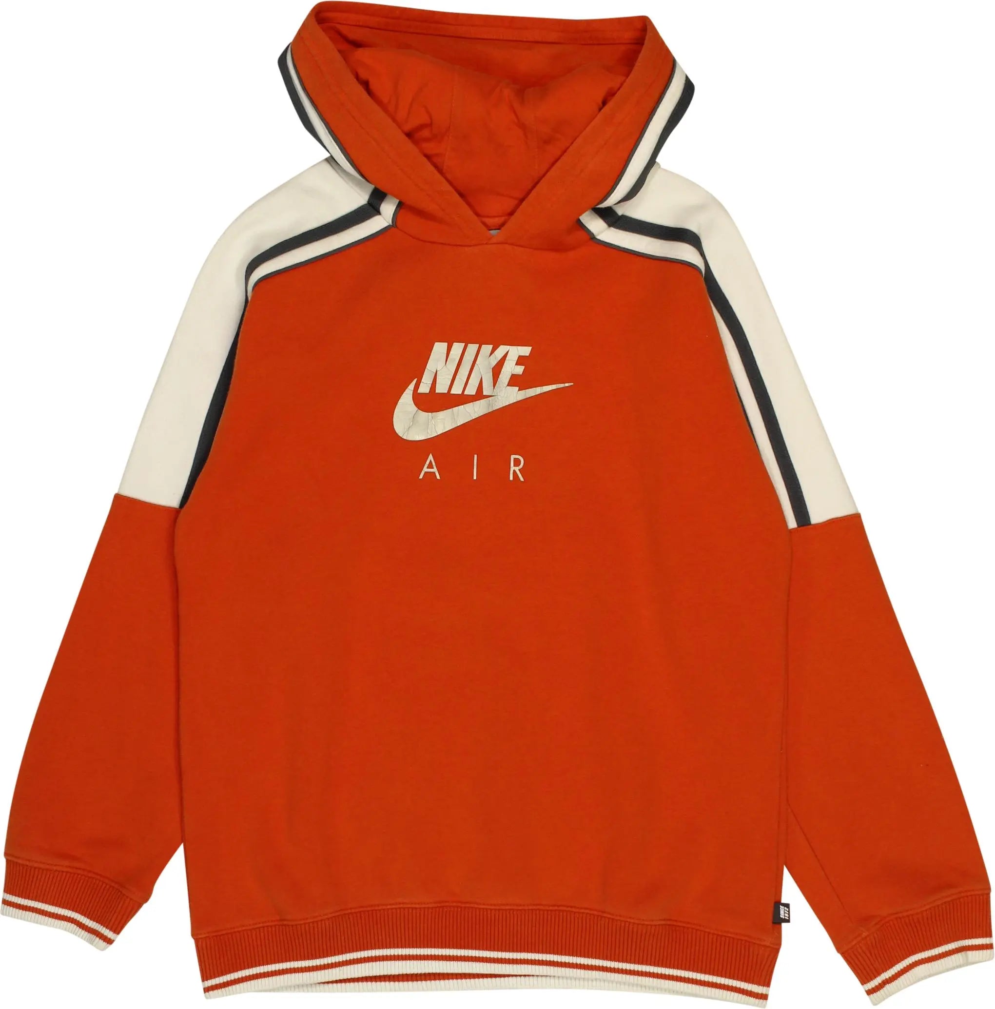 Nike - Orange Hoodie by Nike- ThriftTale.com - Vintage and second handclothing