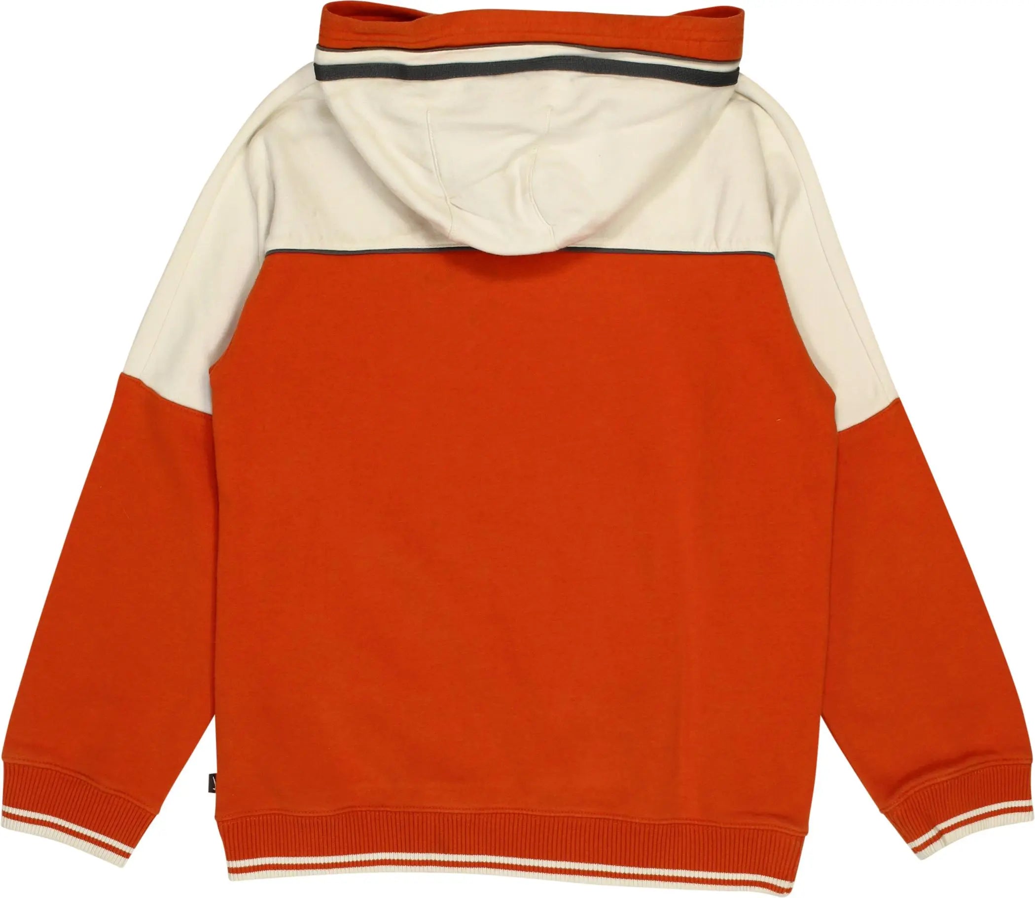 Nike - Orange Hoodie by Nike- ThriftTale.com - Vintage and second handclothing