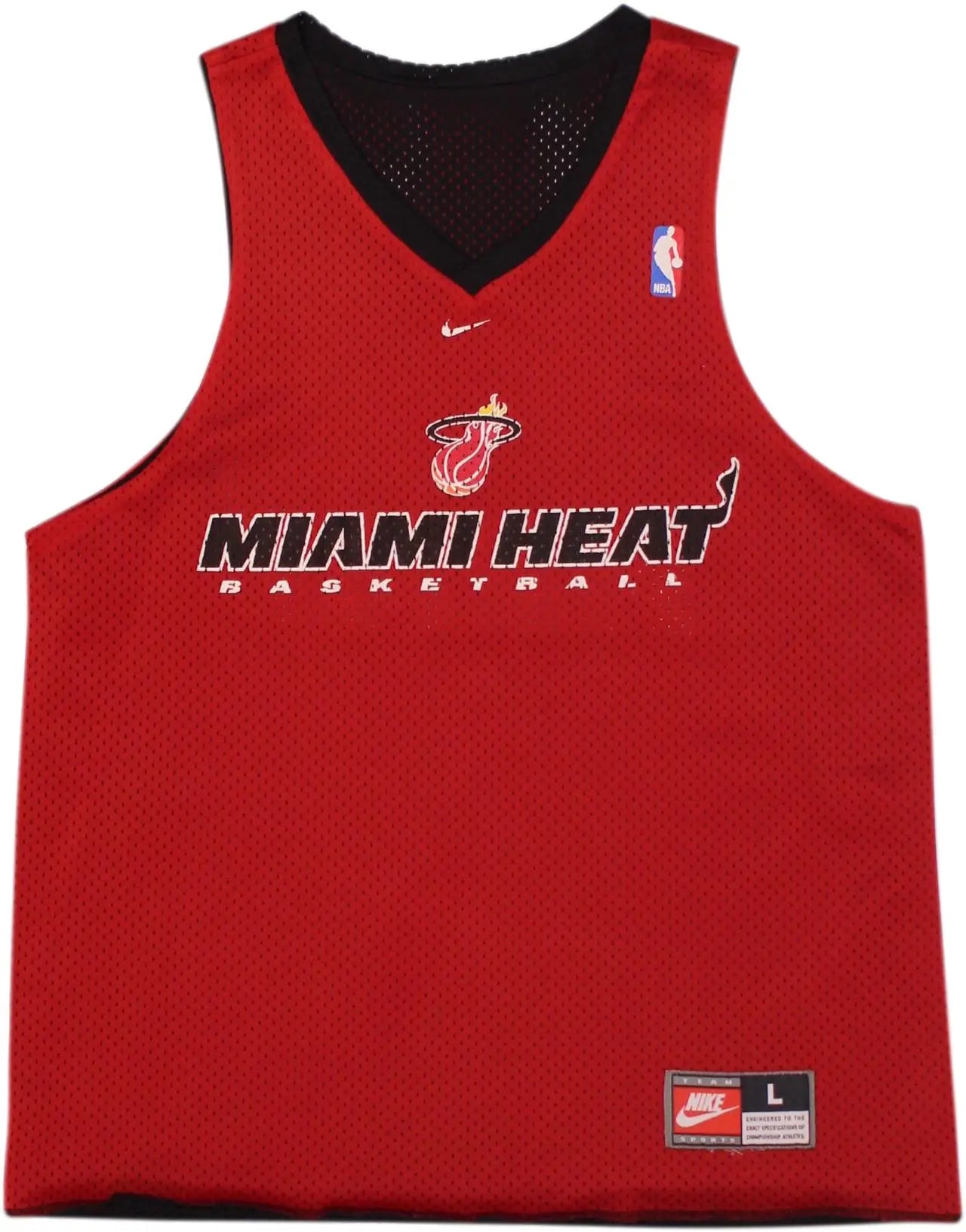 Nike - Red Basketball Singlet by Nike- ThriftTale.com - Vintage and second handclothing