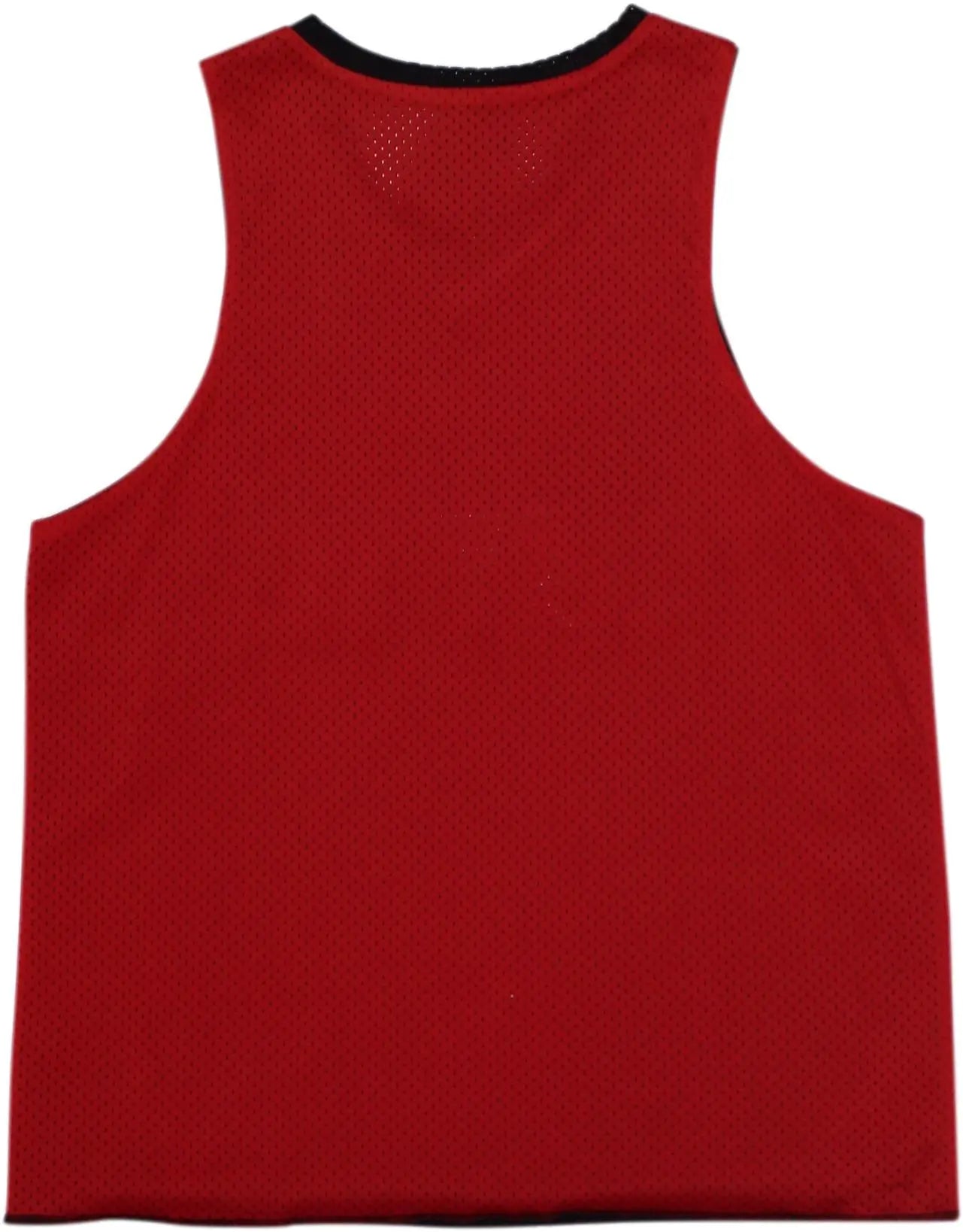 Nike - Red Basketball Singlet by Nike- ThriftTale.com - Vintage and second handclothing