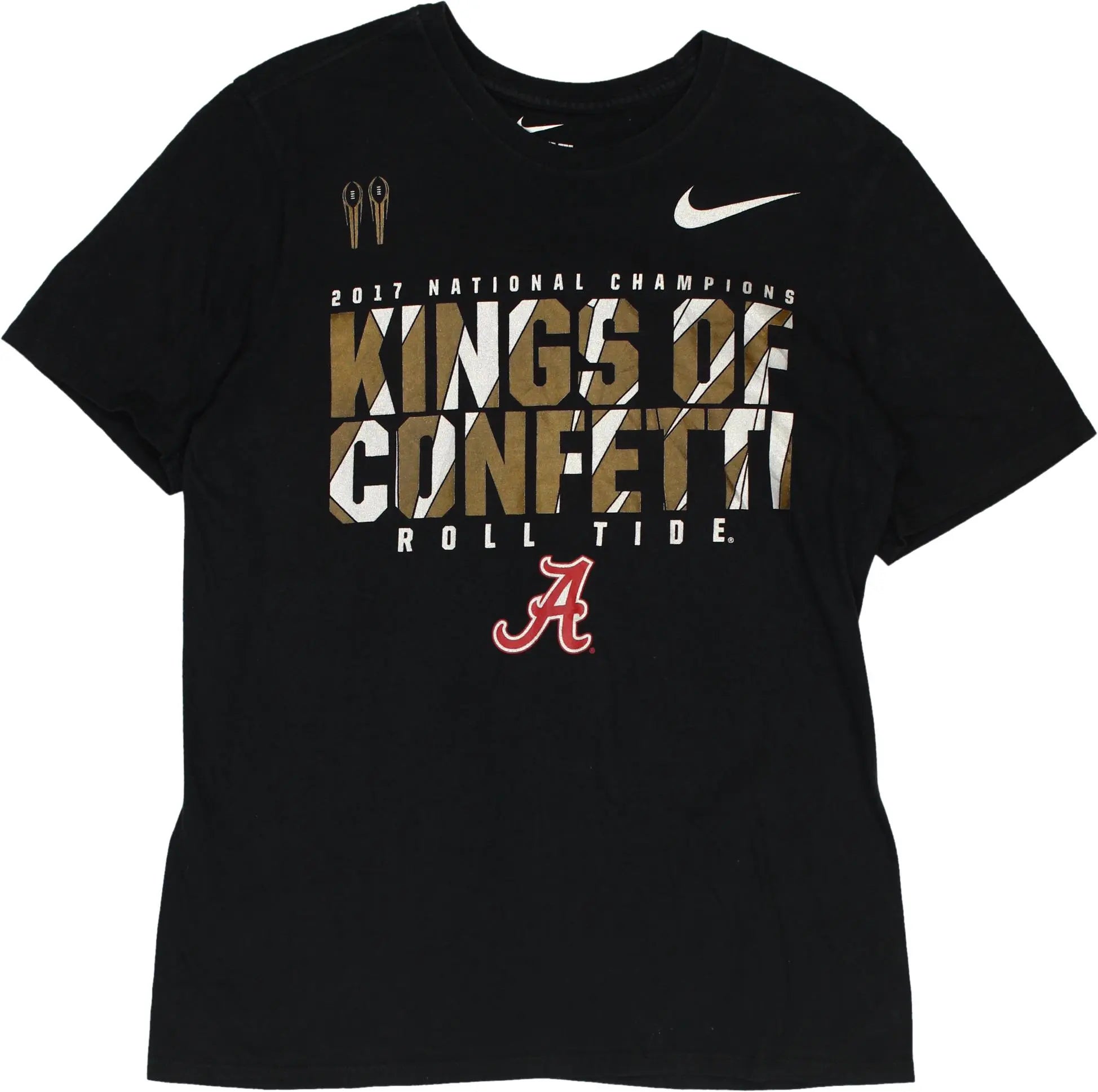 Alabama Crimson Tide Kings of Confetti T-shirt by Nike ThriftTale