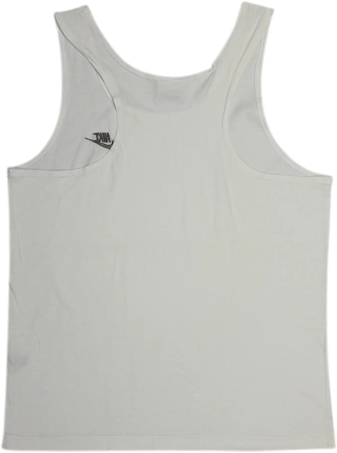 Nike - White Singlet by Nike- ThriftTale.com - Vintage and second handclothing