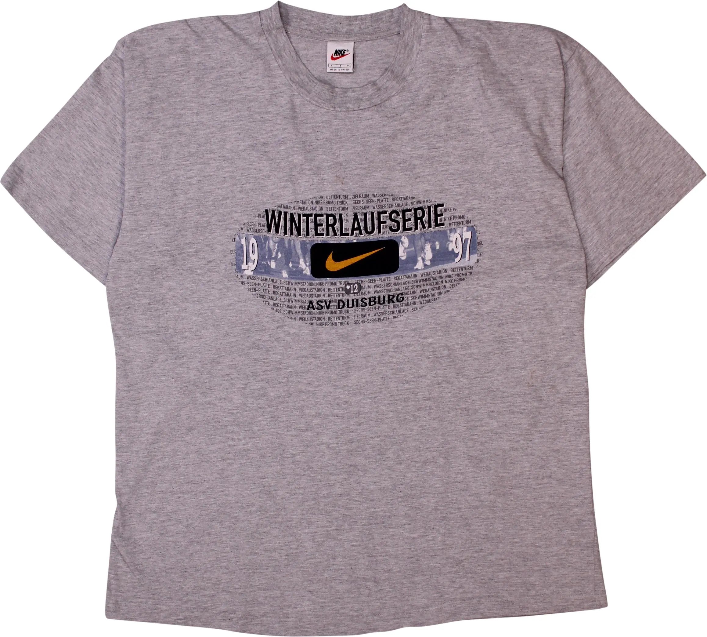 Nike - Winterlaufserie 1997 Nike T-shirt- ThriftTale.com - Vintage and second handclothing