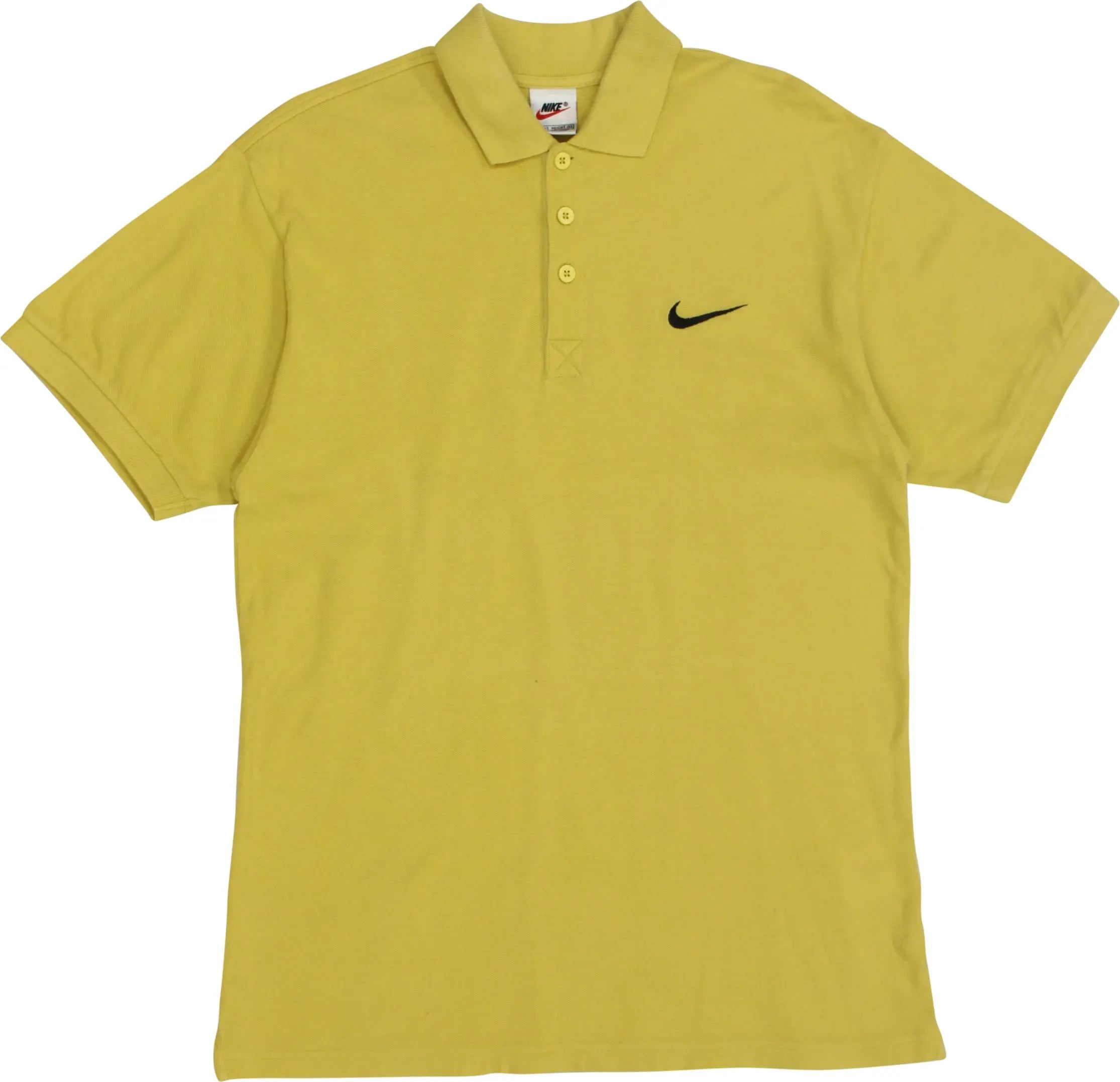 Nike - Yellow Polo Shirt by Nike- ThriftTale.com - Vintage and second handclothing