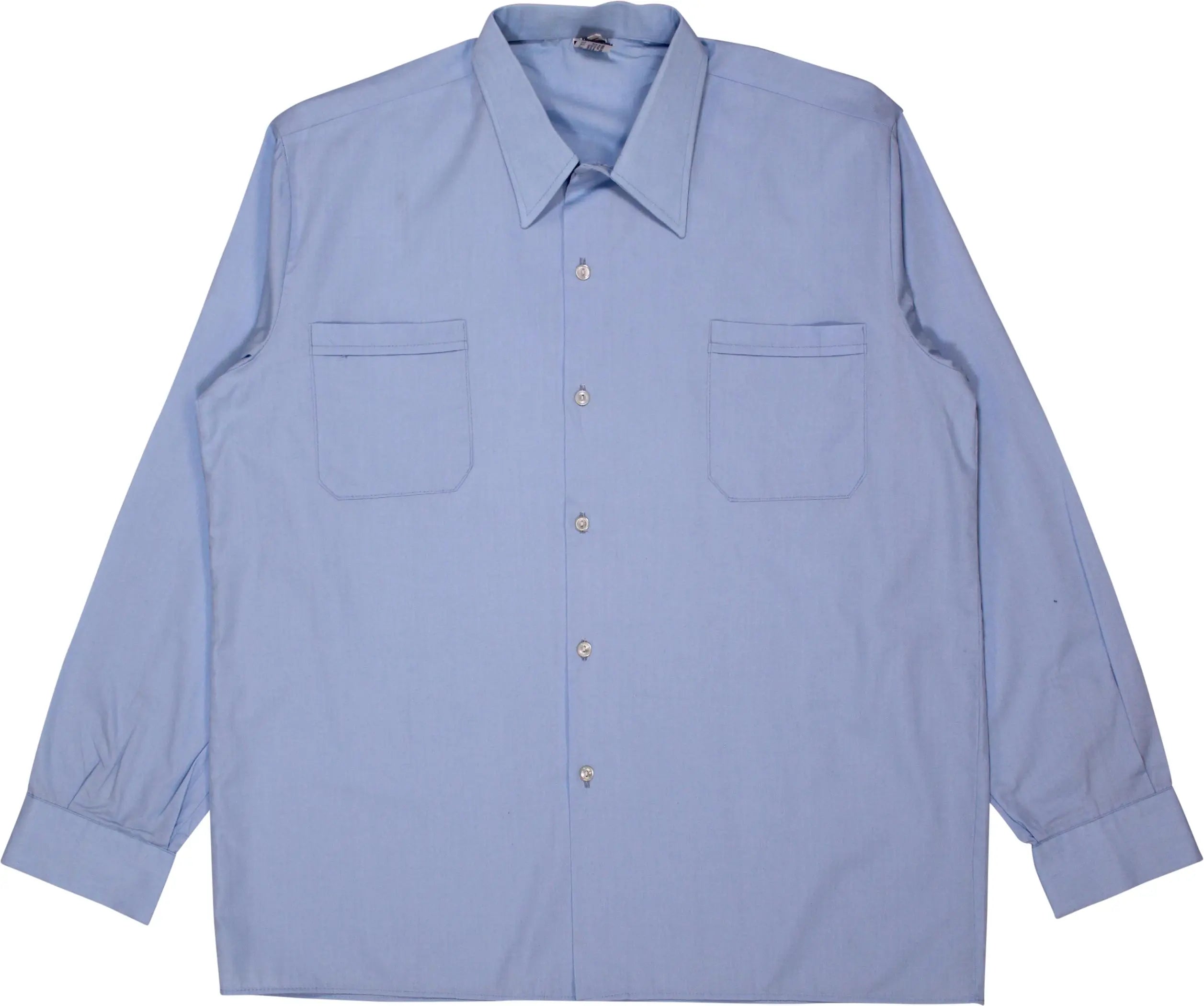 Nino - Blue Shirt- ThriftTale.com - Vintage and second handclothing