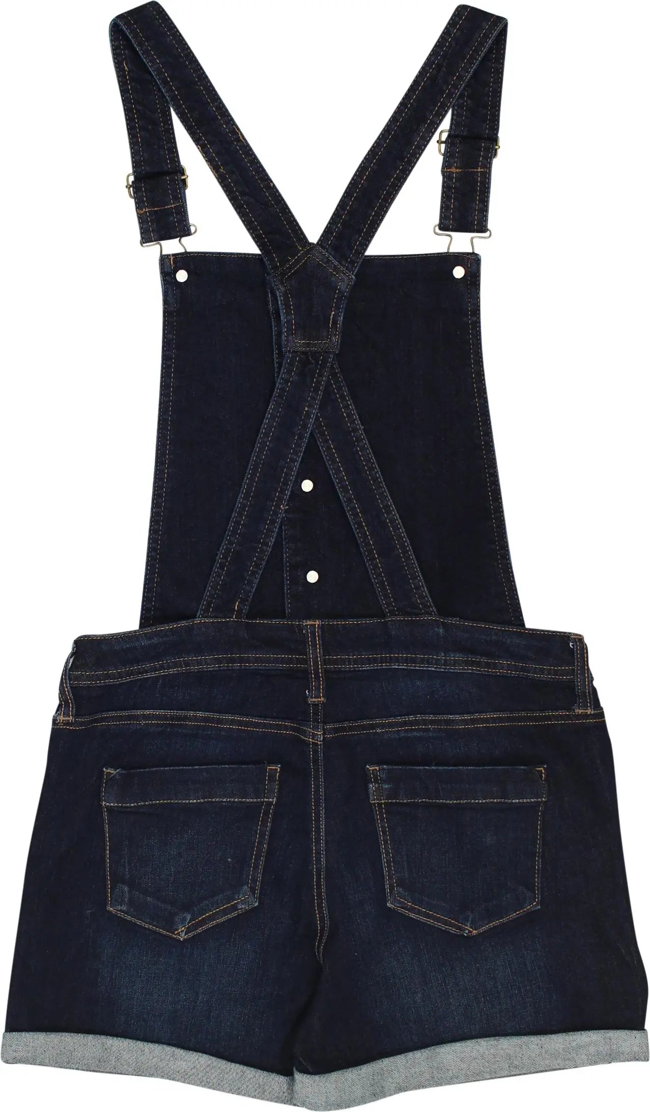 No Boundaries - Short Denim Overall- ThriftTale.com - Vintage and second handclothing