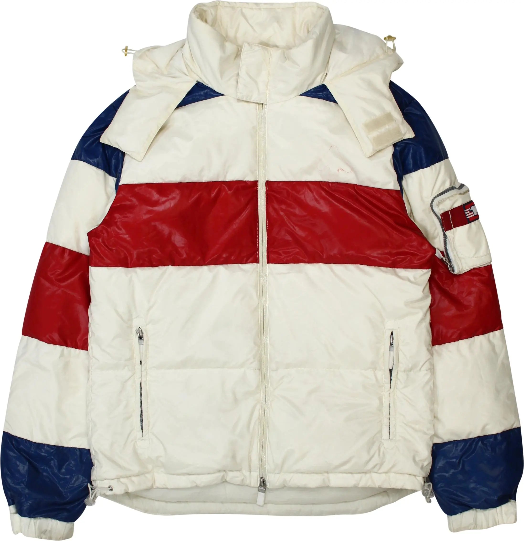 Nordkapp - Striped Puffer Jacket with Down Insulation- ThriftTale.com - Vintage and second handclothing