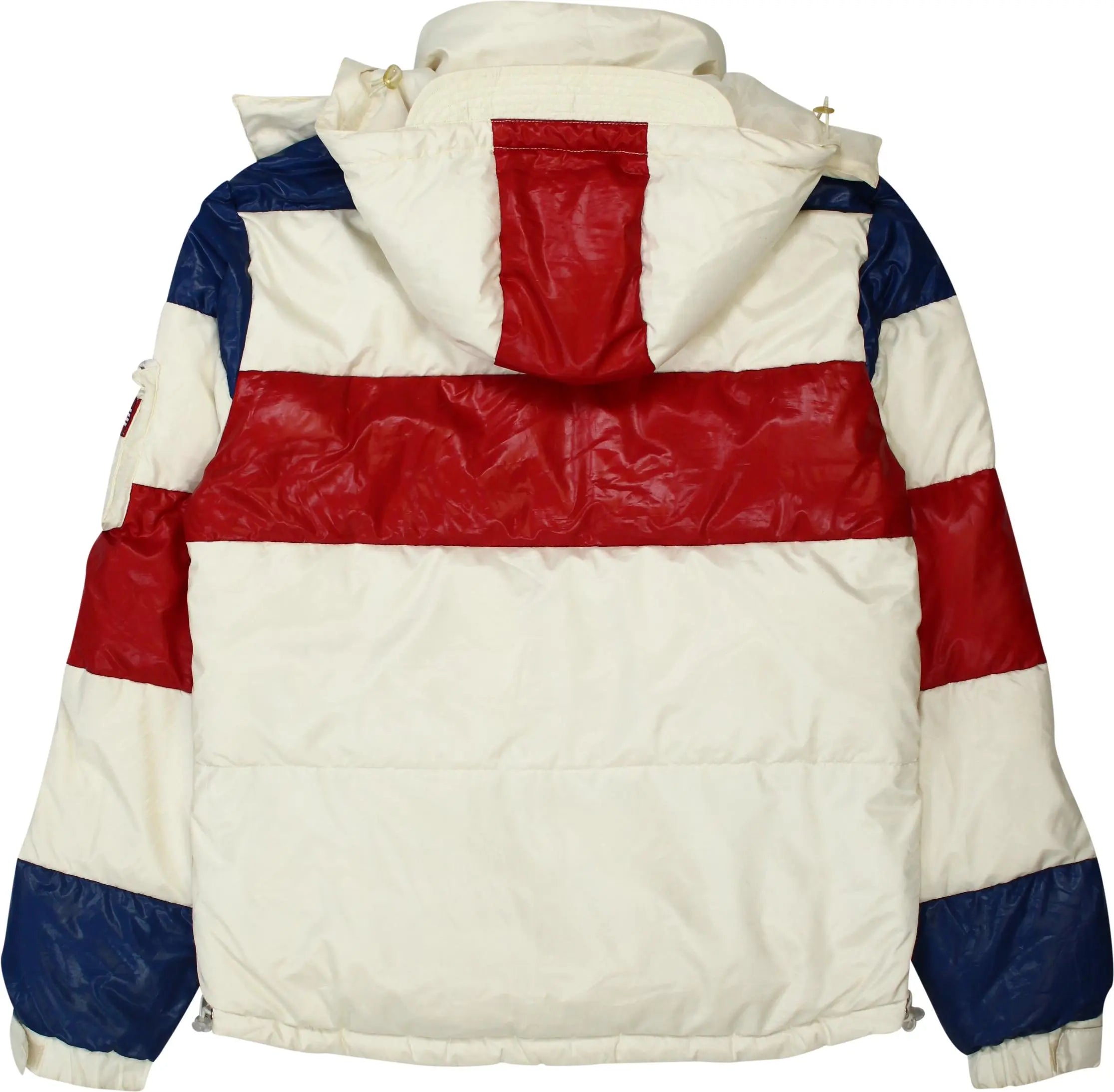 Nordkapp - Striped Puffer Jacket with Down Insulation- ThriftTale.com - Vintage and second handclothing