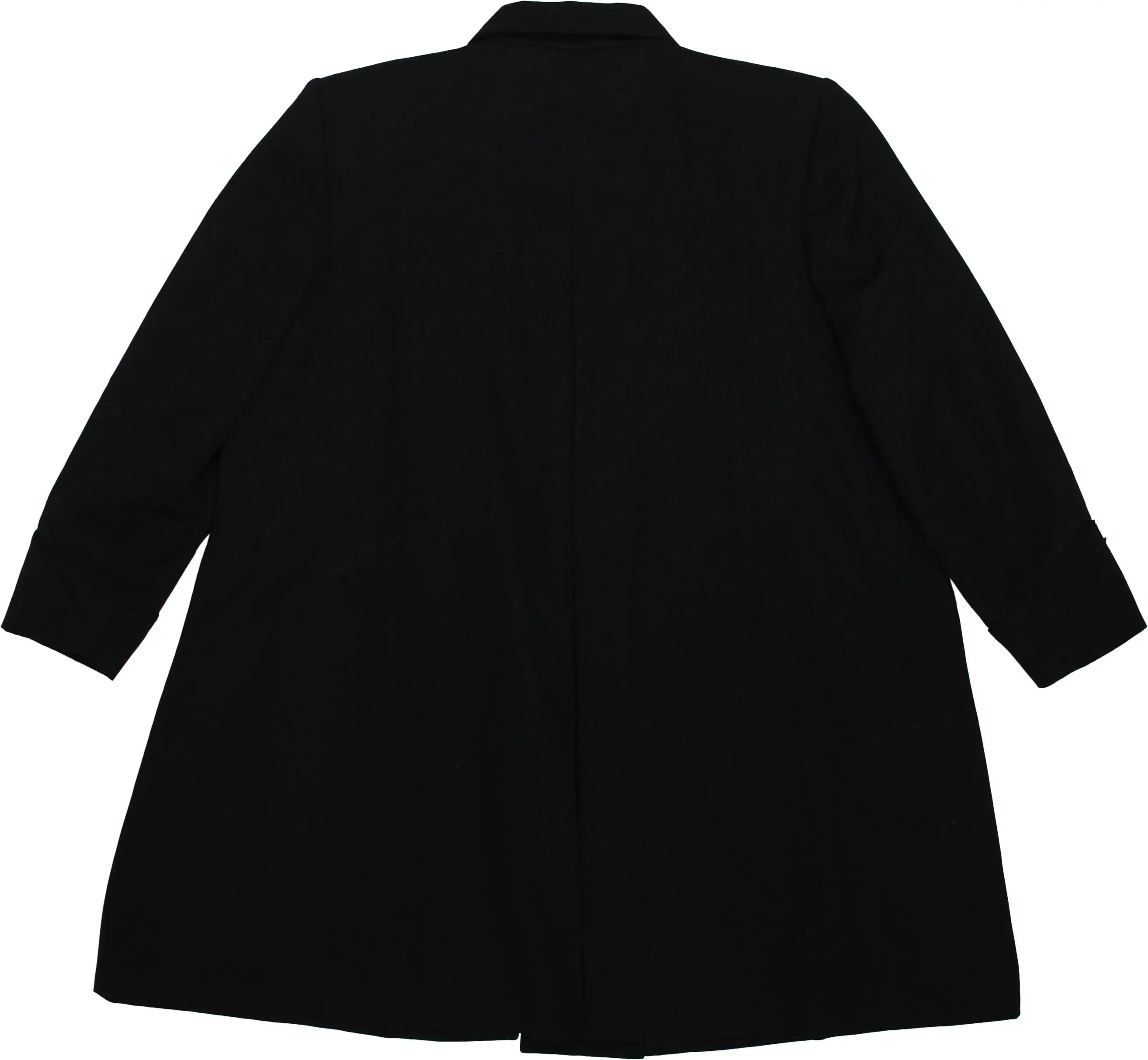 Norma Kamali - Black Blazer with Shoulder Pads by Norma Kamali- ThriftTale.com - Vintage and second handclothing