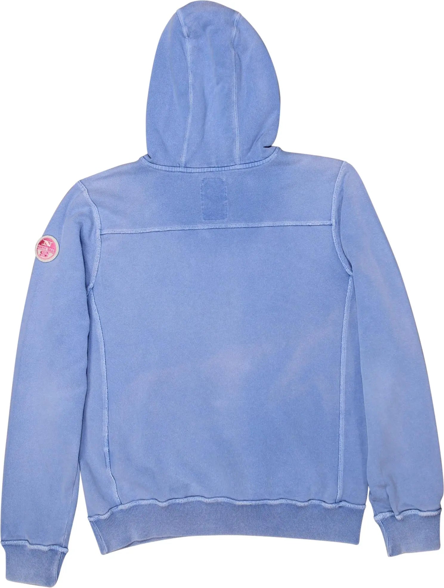 North Sails - Blue Hoodie- ThriftTale.com - Vintage and second handclothing