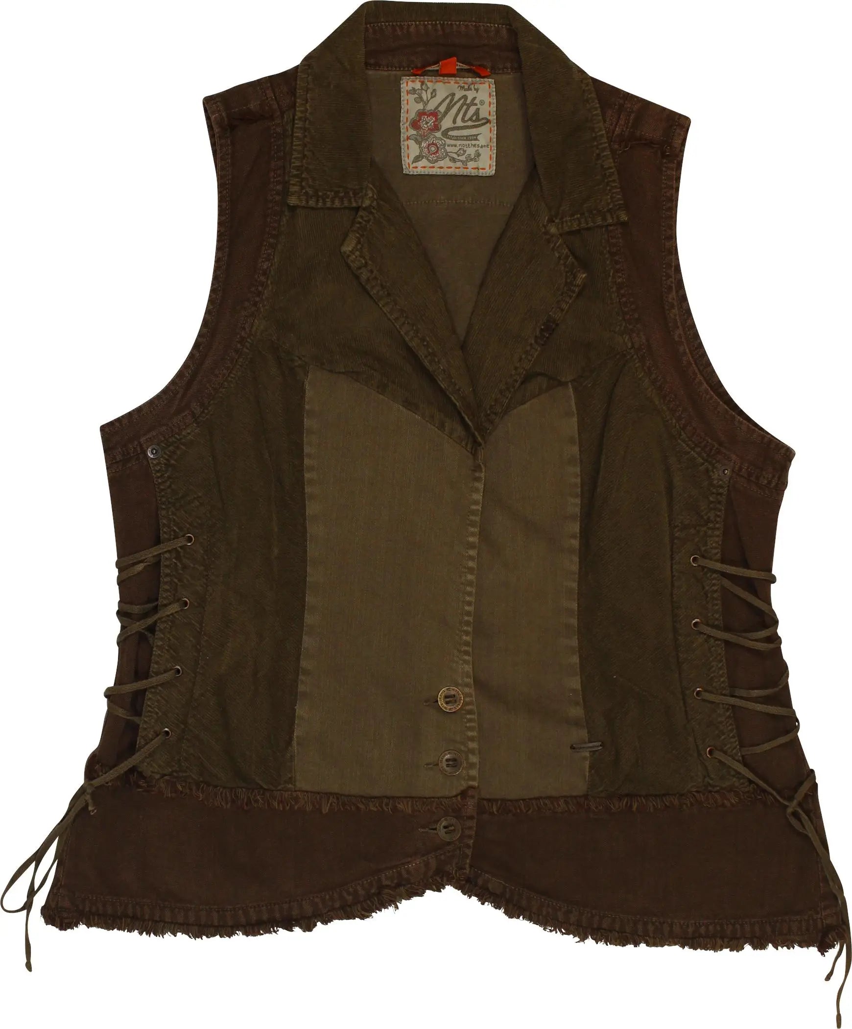 Not The Same - Waistcoat- ThriftTale.com - Vintage and second handclothing