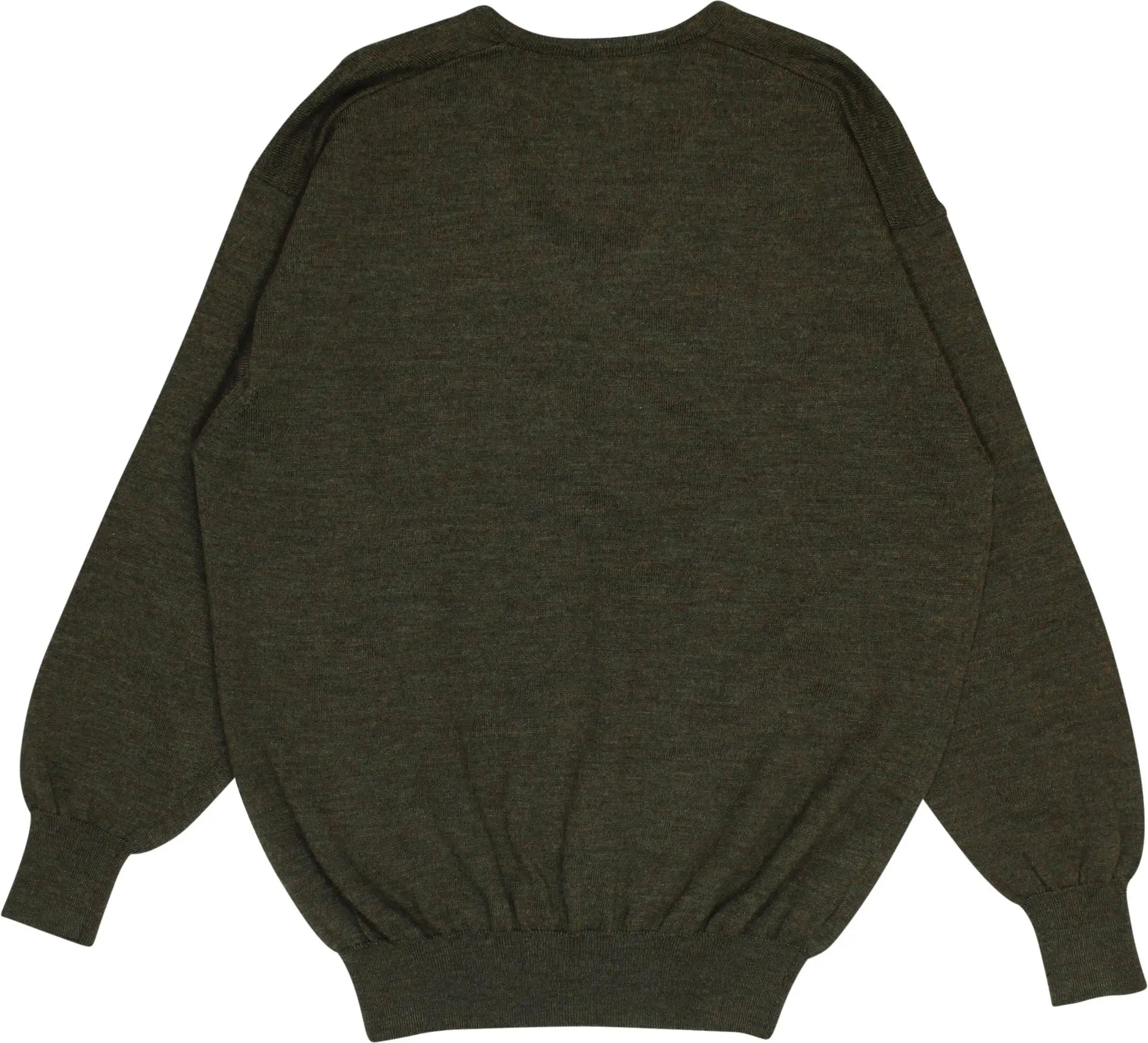 Novelli - Green Wool Jumper- ThriftTale.com - Vintage and second handclothing