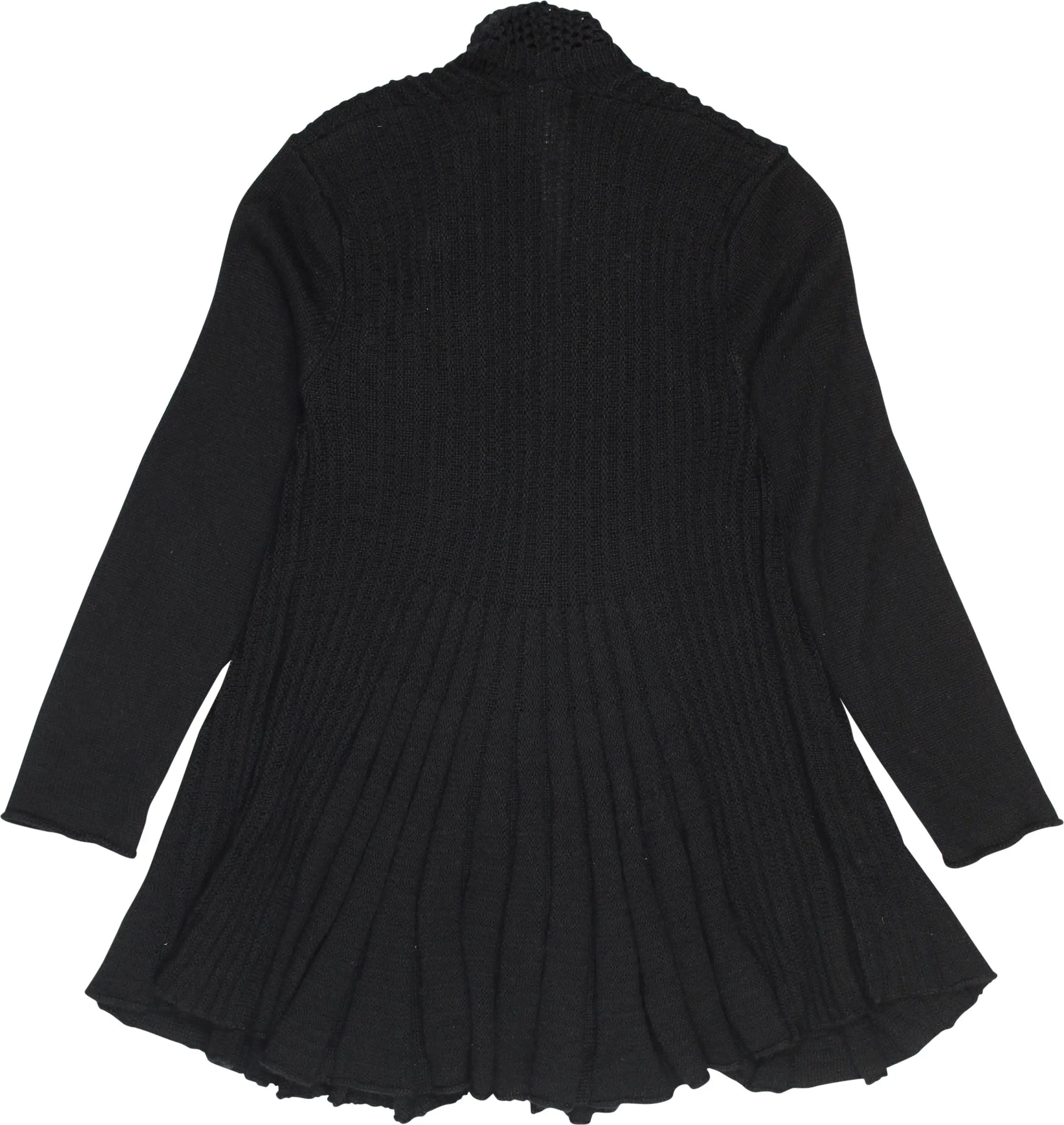 O P L - Black Knitted Cardigan- ThriftTale.com - Vintage and second handclothing