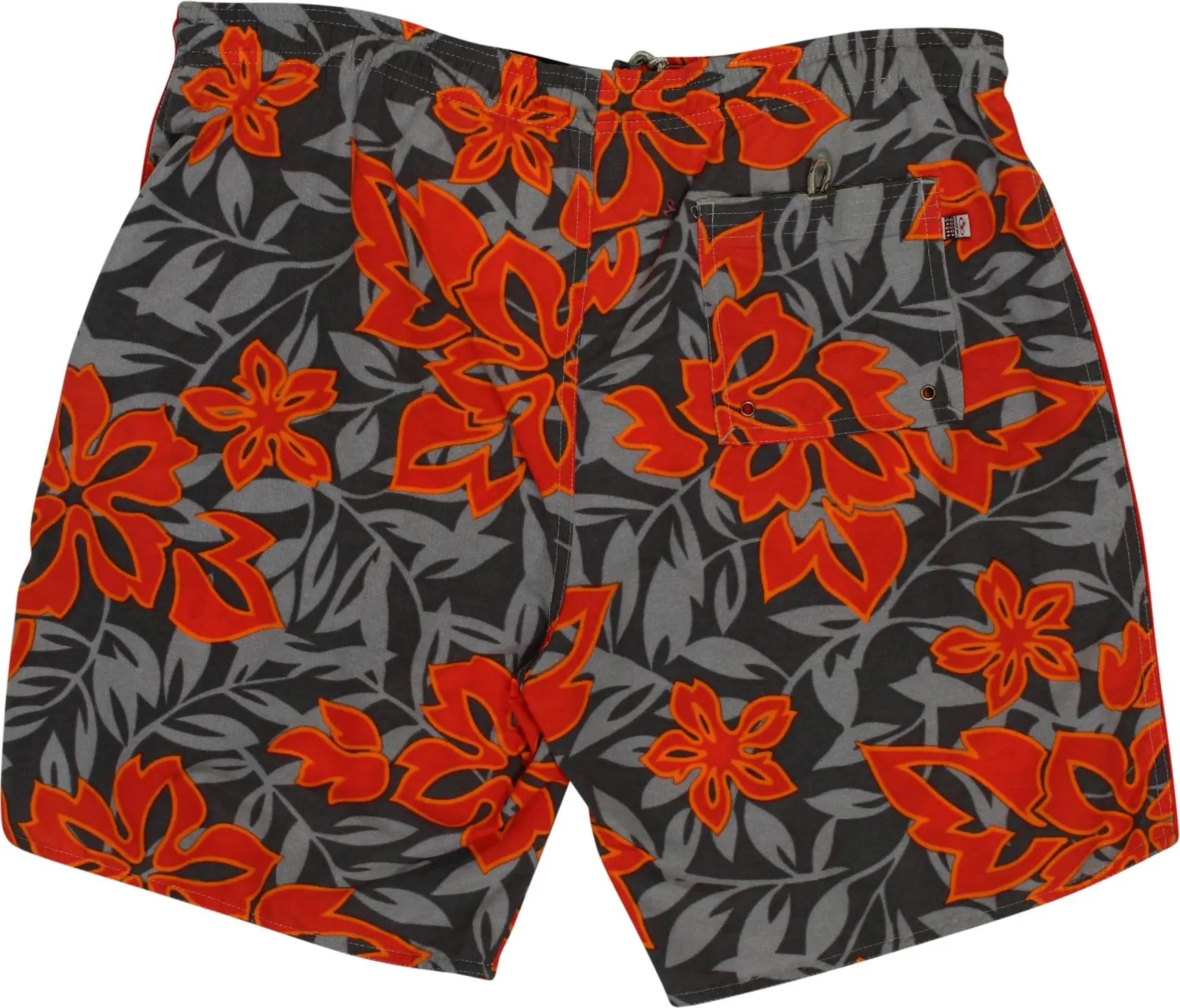 OP - Hawaiian Swim Shorts- ThriftTale.com - Vintage and second handclothing