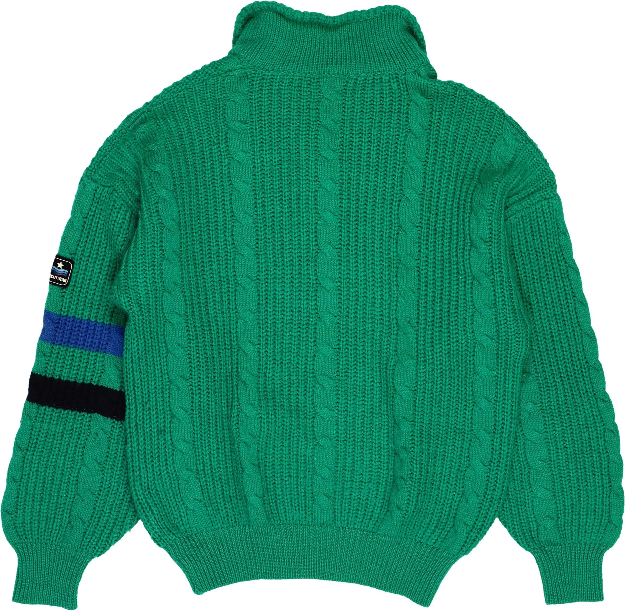 Ocean Star - Wool Jumper- ThriftTale.com - Vintage and second handclothing