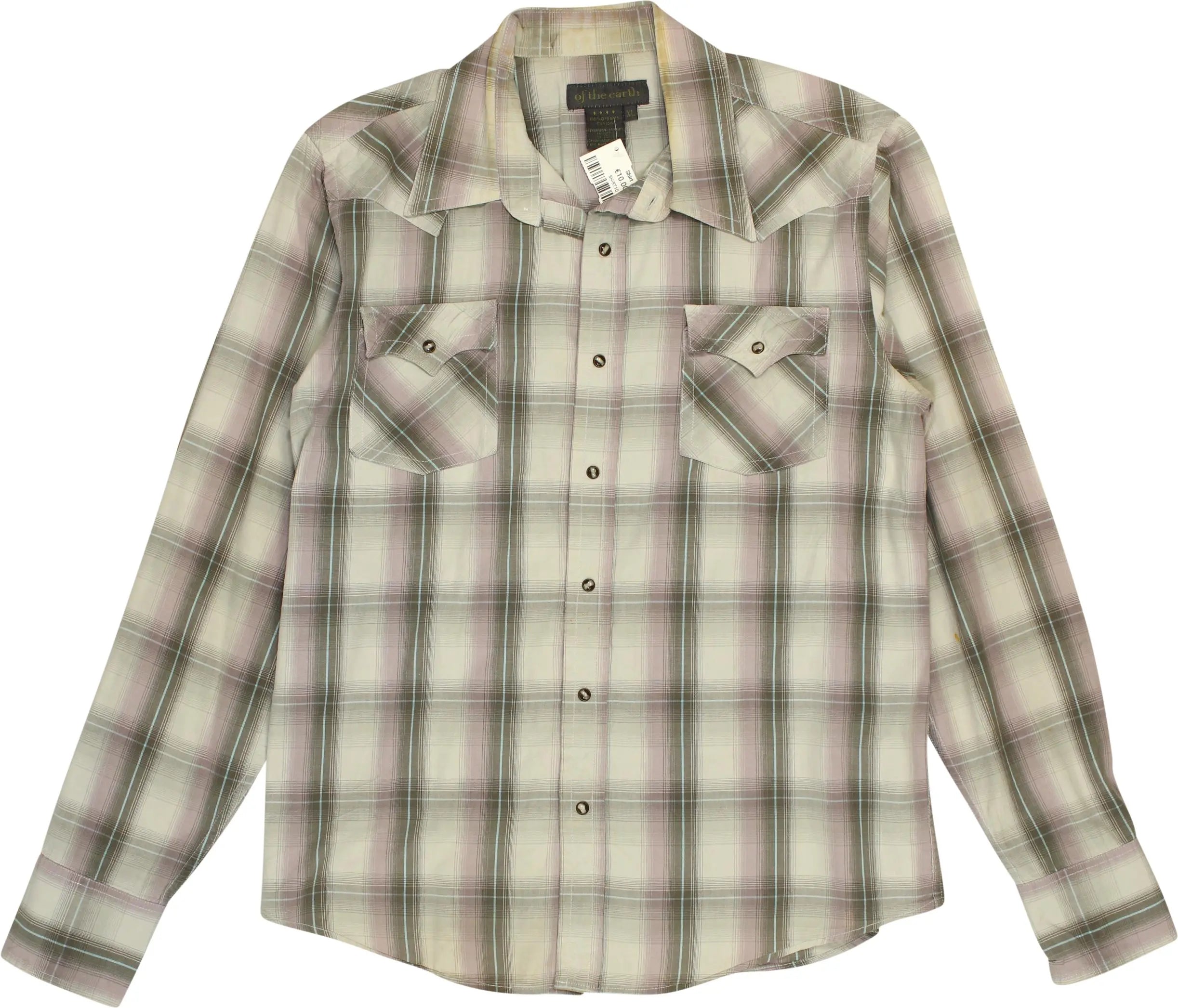 Of the Earth - Checkered Shirt- ThriftTale.com - Vintage and second handclothing