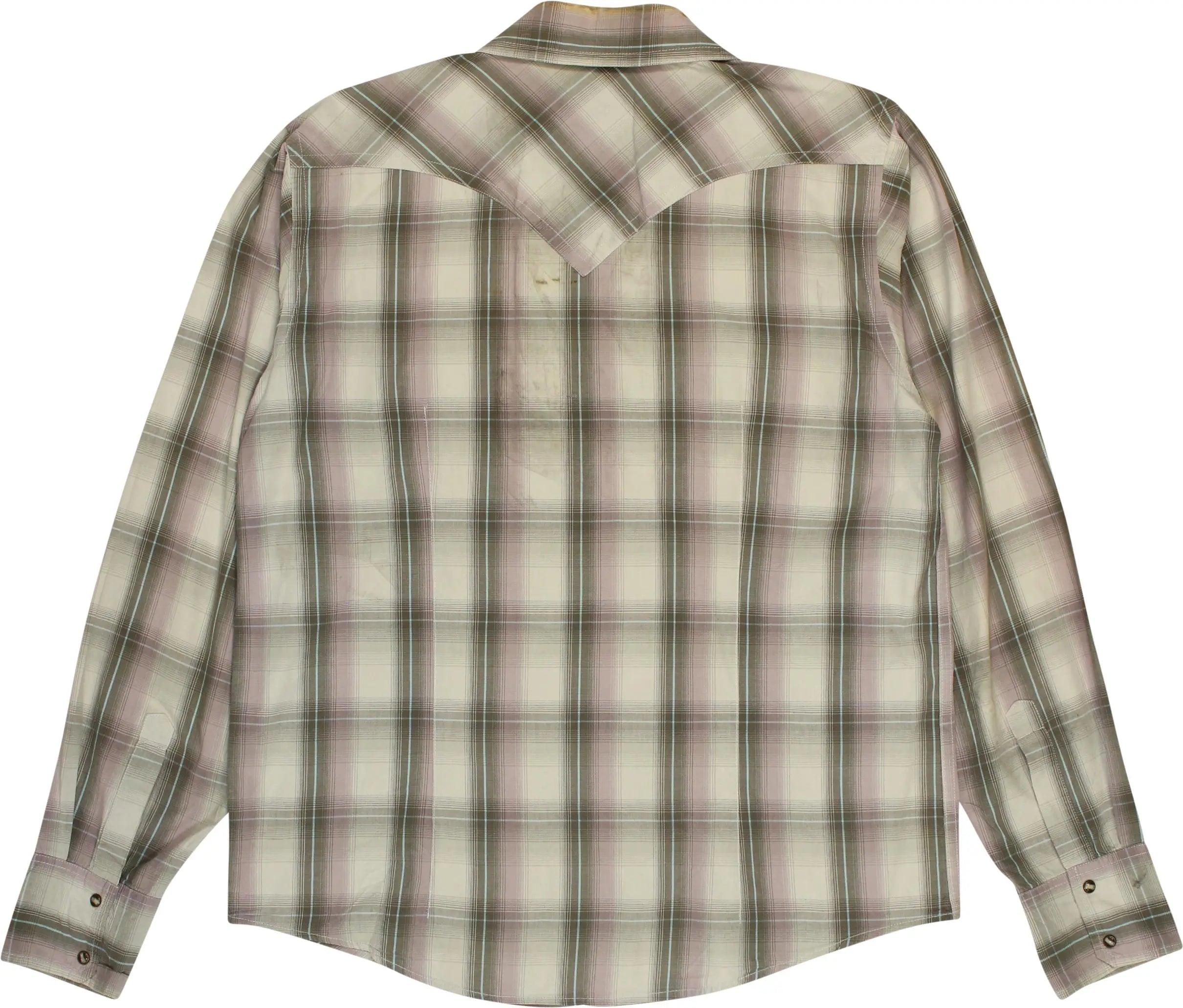 Of the Earth - Checkered Shirt- ThriftTale.com - Vintage and second handclothing