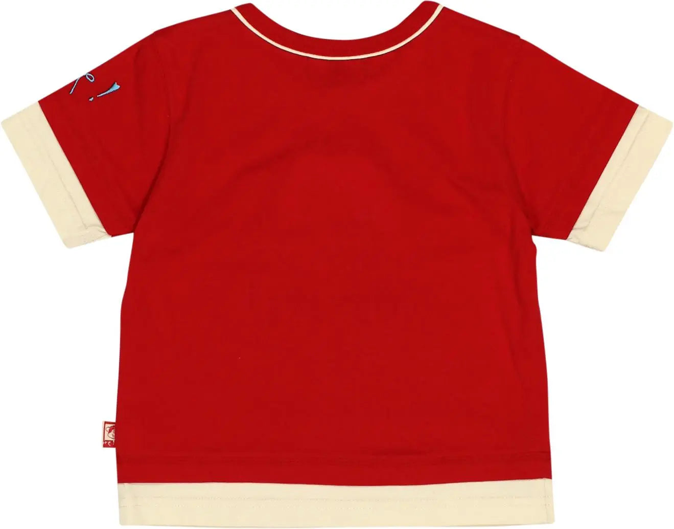Oiboi - Red T-shirt- ThriftTale.com - Vintage and second handclothing
