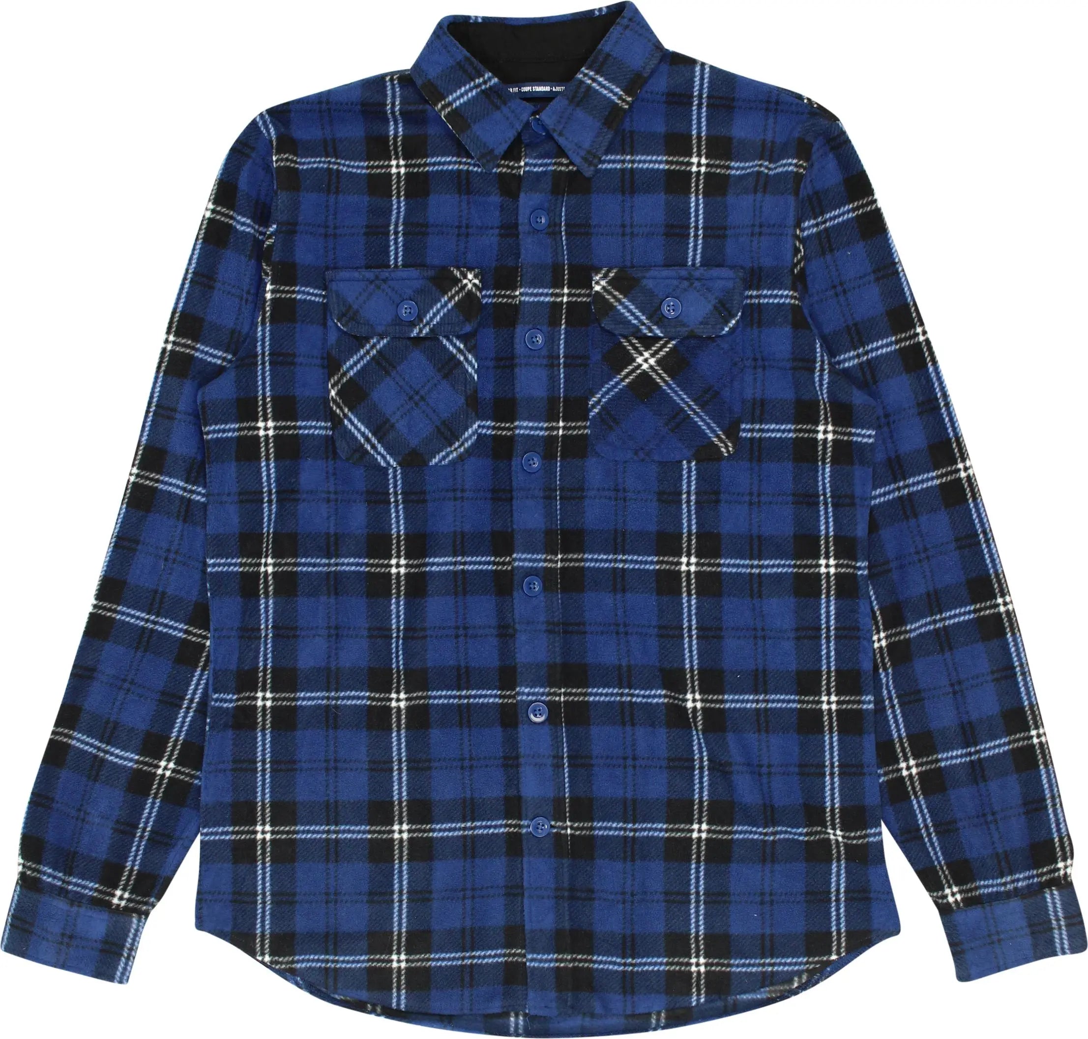 Old Navy - Checkered Fleece Shirt- ThriftTale.com - Vintage and second handclothing