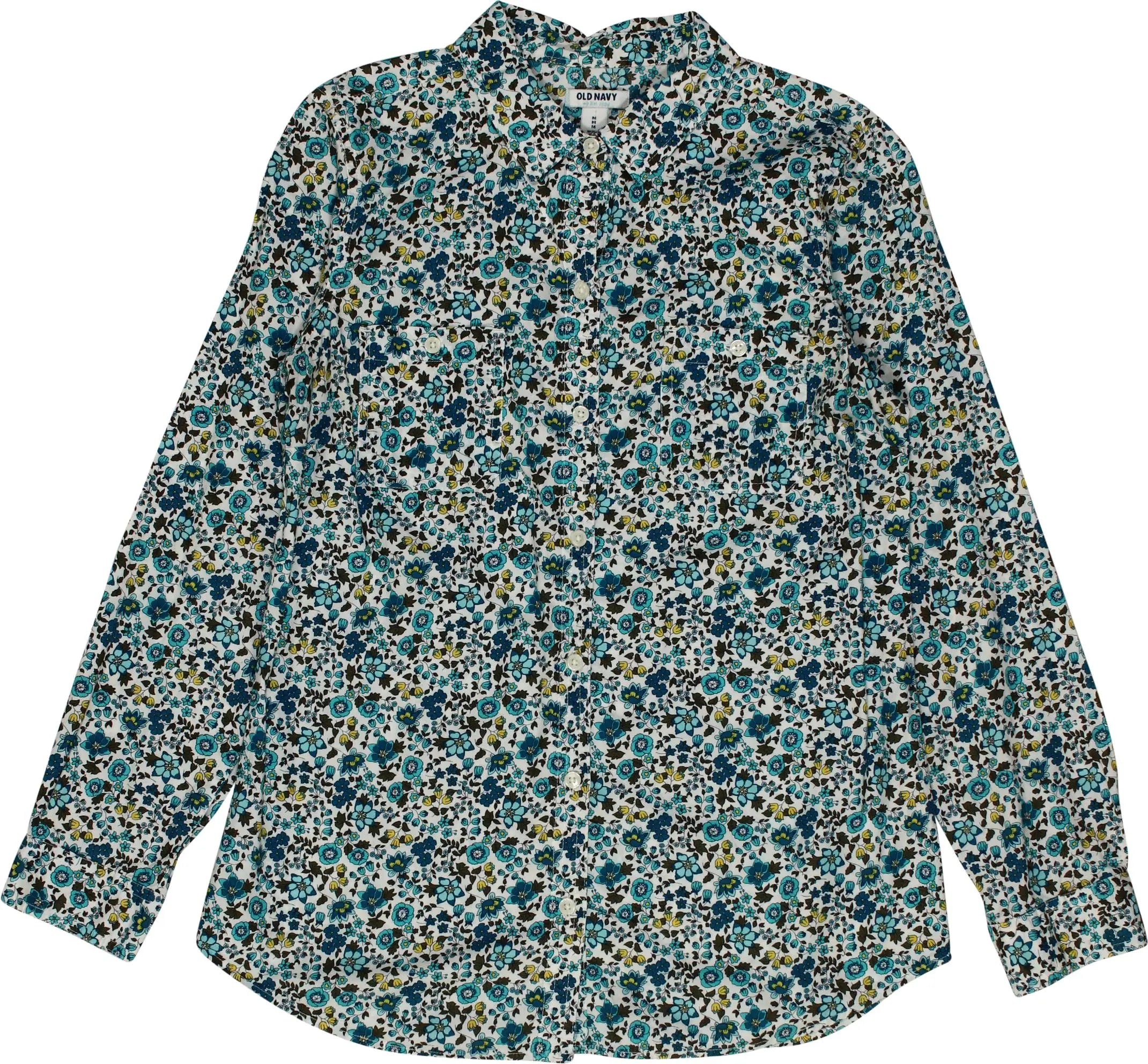 Old Navy - Floral Blouse- ThriftTale.com - Vintage and second handclothing